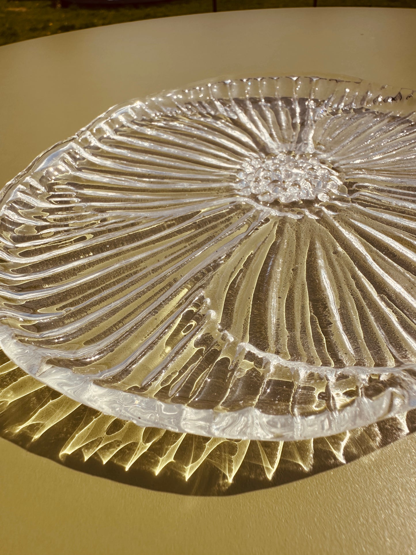 PRE ORDER -Crystal Clear Fused Glass Dish