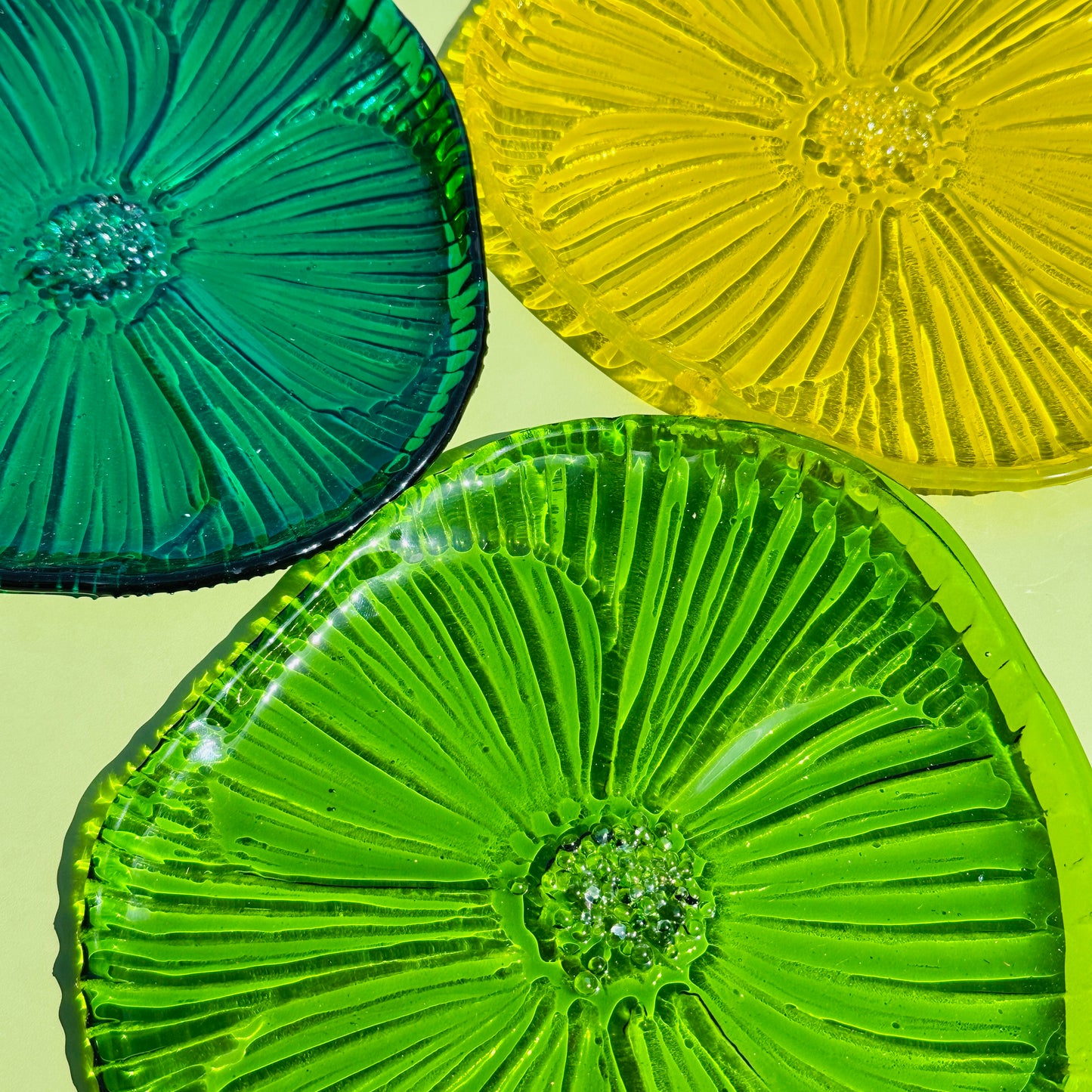 PRE ORDER - Spring Green Fused Glass Dish