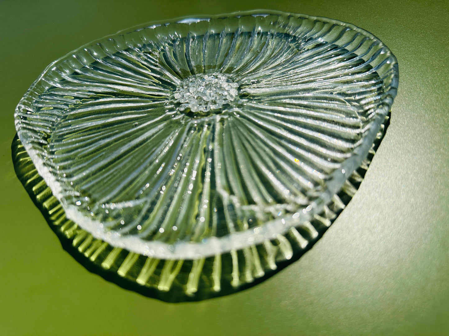 PRE ORDER -Crystal Clear Fused Glass Dish