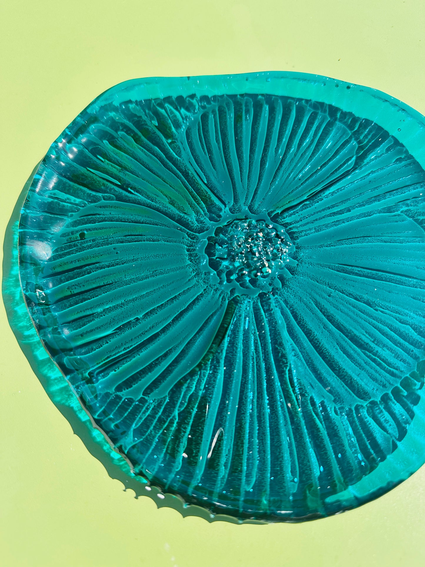 PRE ORDER - Steel blue Fused Glass Dish