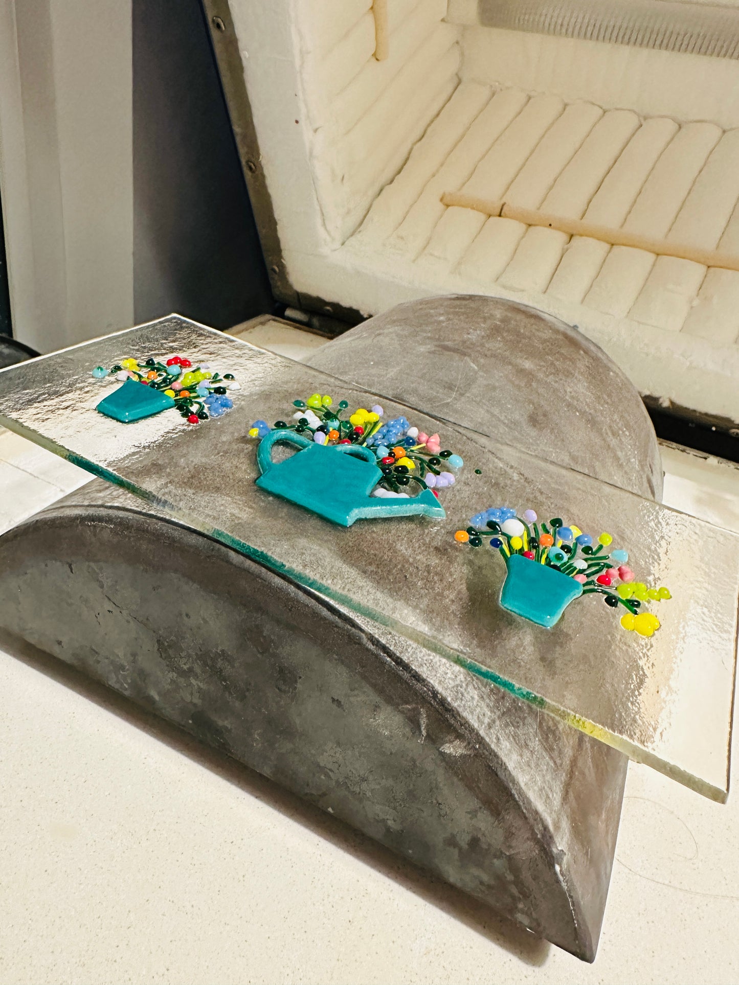 Vintage Bloom - Fused Glass Curve Craft Kit