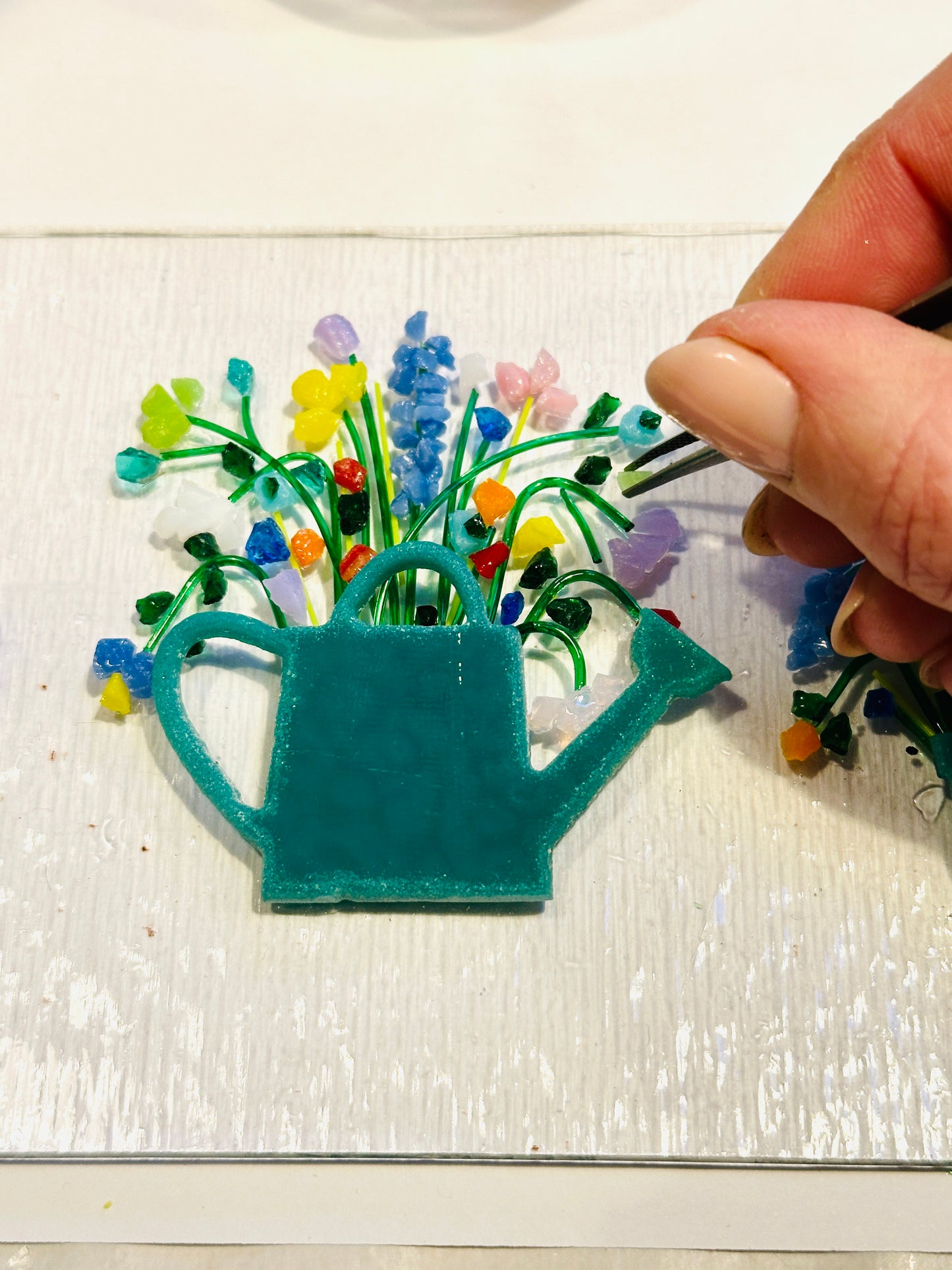 Vintage Bloom - Fused Glass Curve Craft Kit