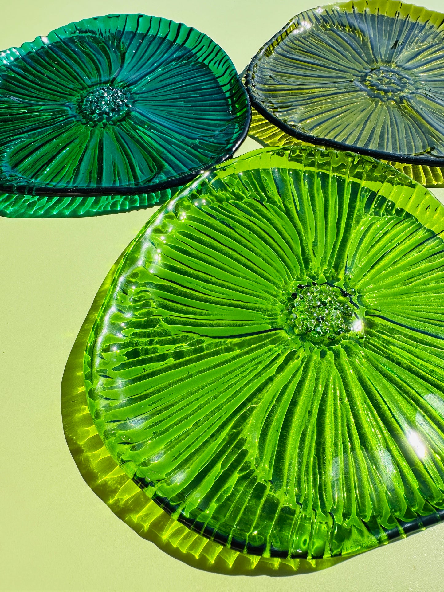 PRE ORDER - Spring Green Fused Glass Dish