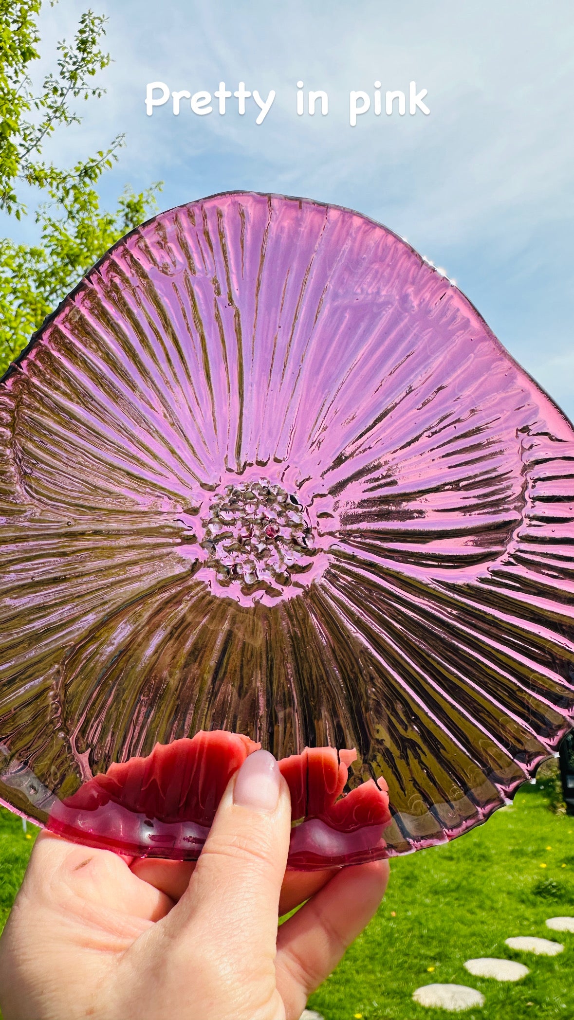 PRE ORDER - Ruby Pink Fused Glass Dish