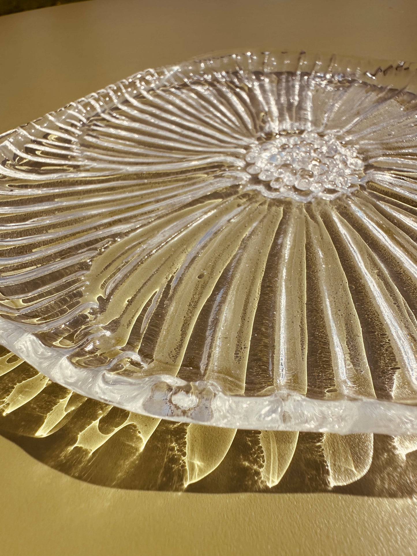 PRE ORDER -Crystal Clear Fused Glass Dish