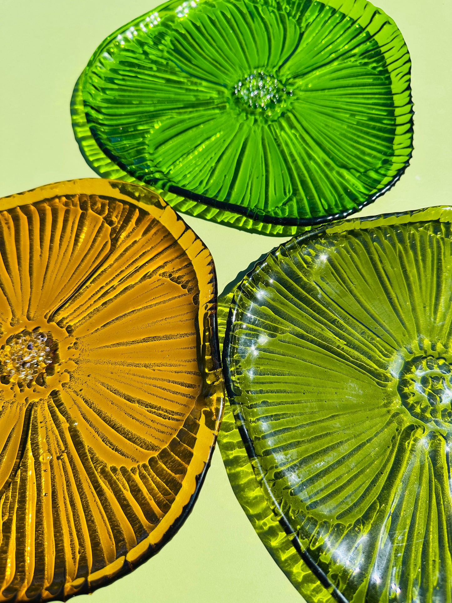 PRE ORDER - Golden Amber Fused Glass Dish