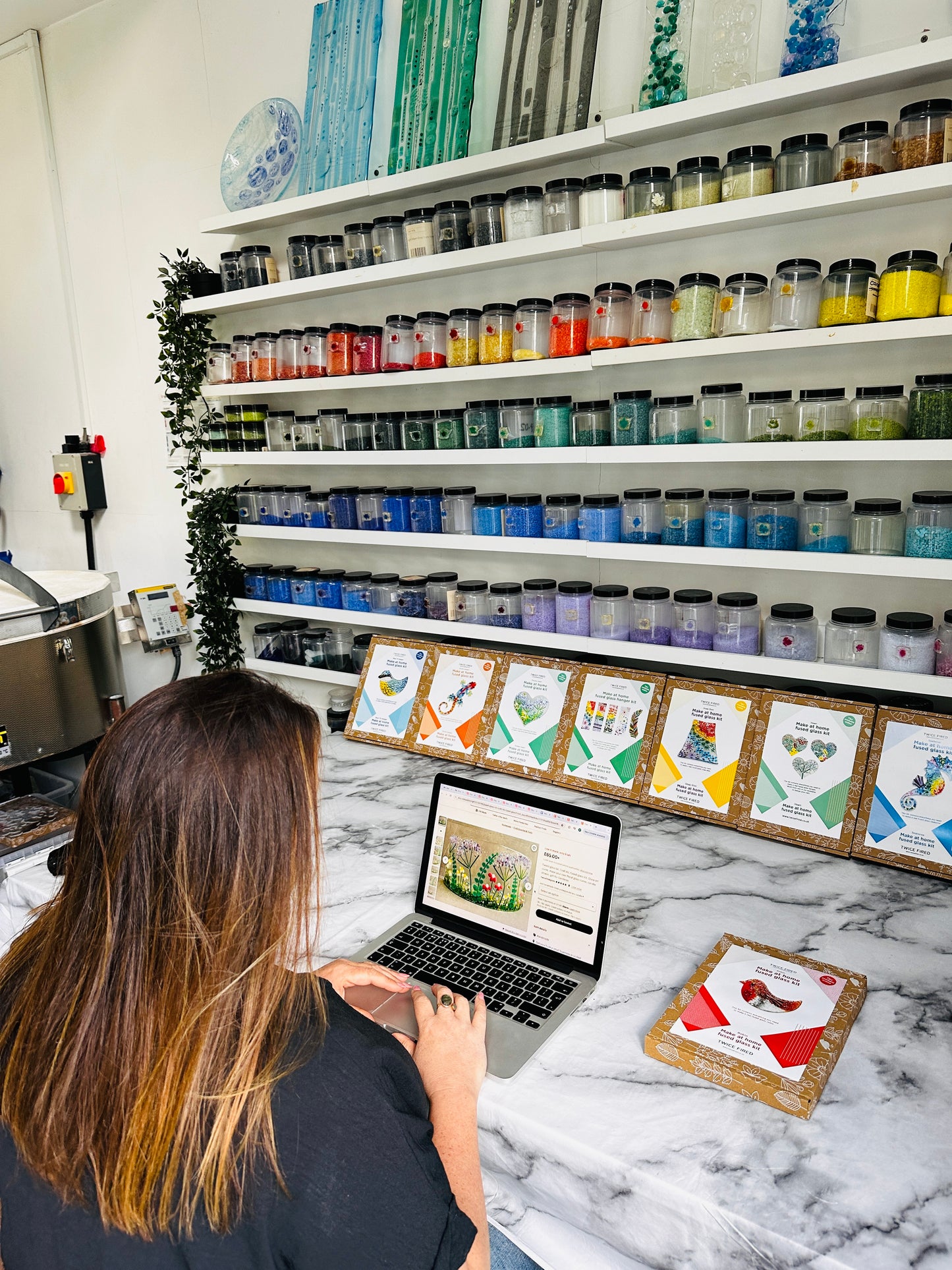 Fused Glass Easter Egg Make at Home Kit – Spring Hanging Decoration