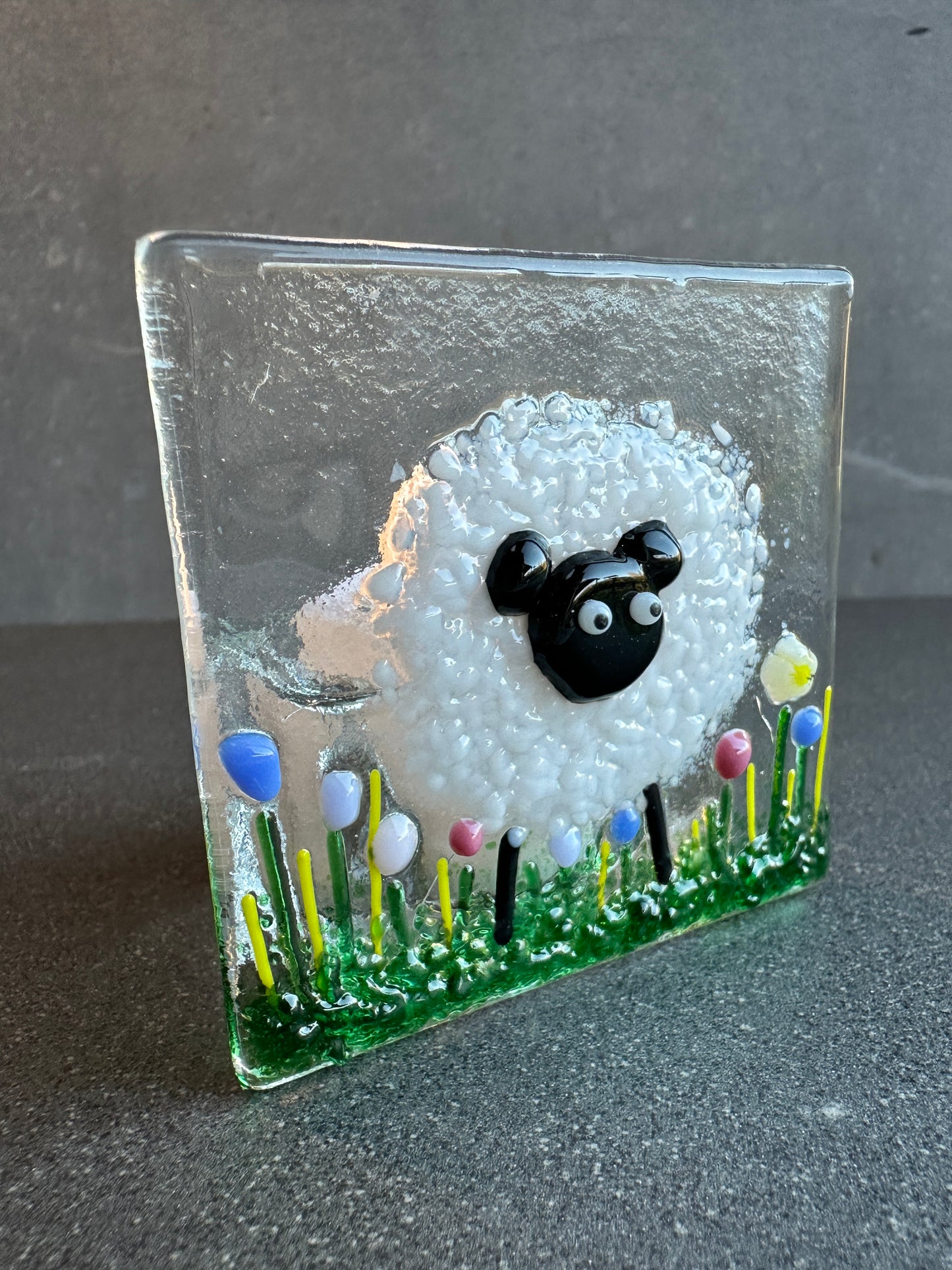 Sheep Tealight - Fused Glass Craft Kit