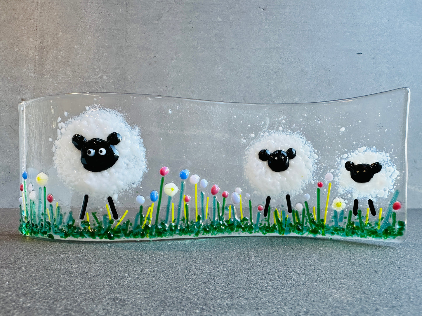Sheep - Fused Glass wave Craft Kit