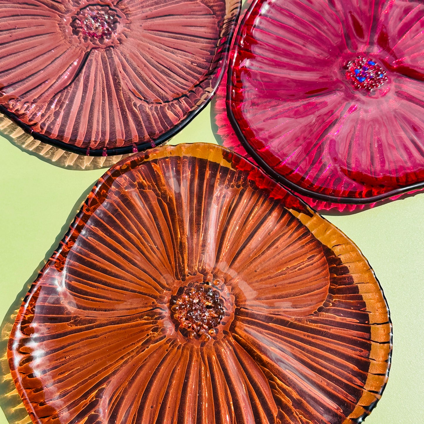 PRE ORDER - Ruby Pink Fused Glass Dish