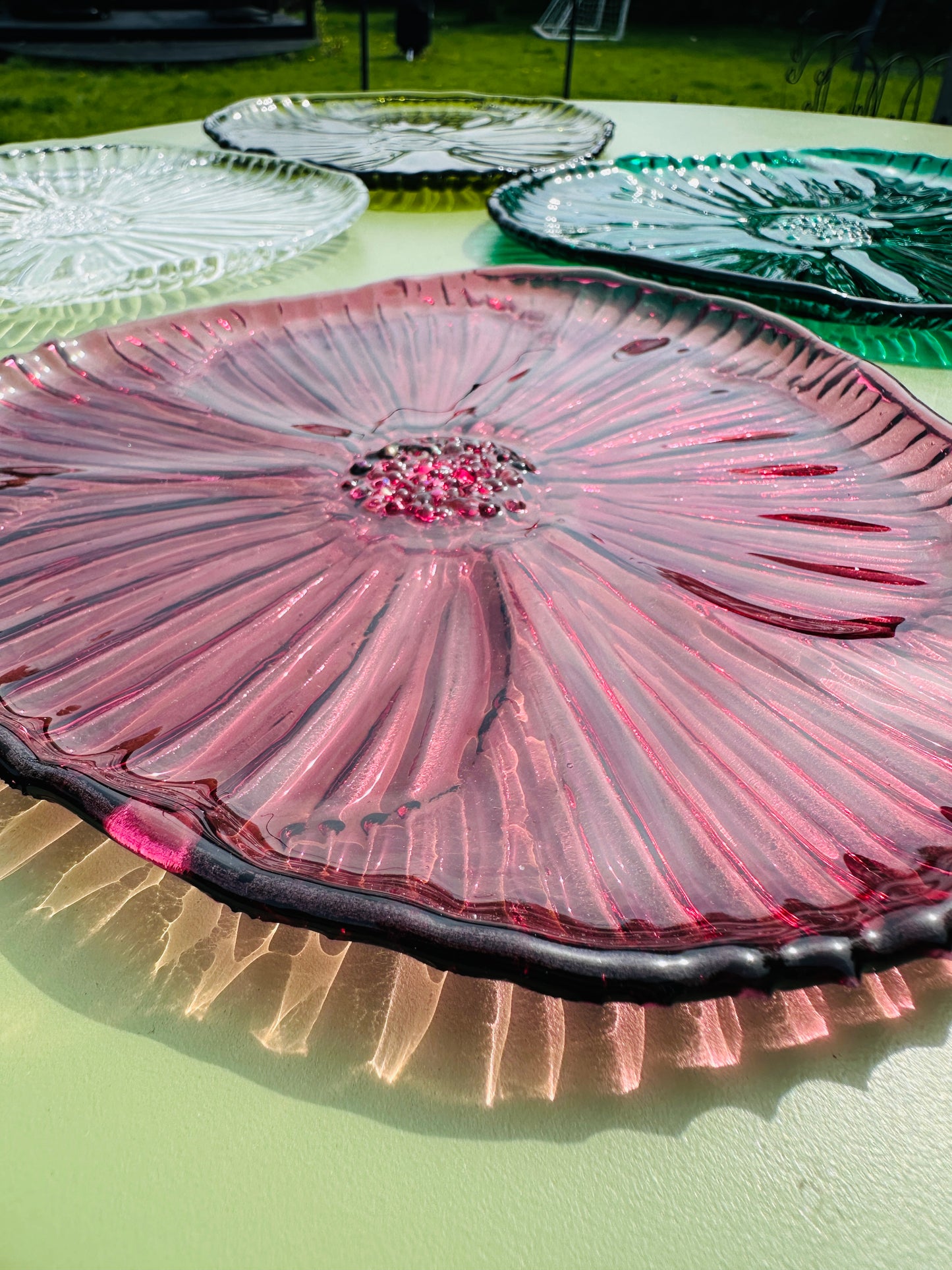 PRE ORDER - Ruby Pink Fused Glass Dish