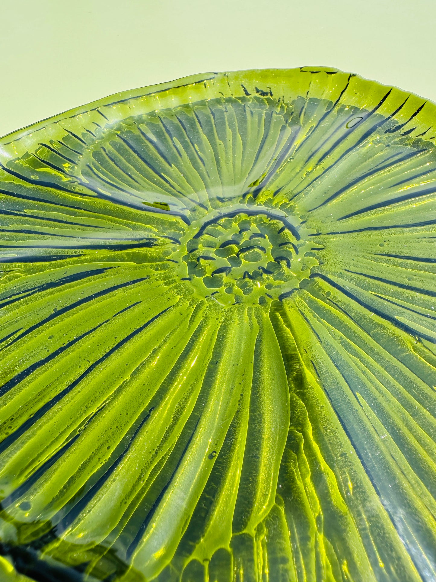 PRE ORDER - Fern Green Fused Glass Dish