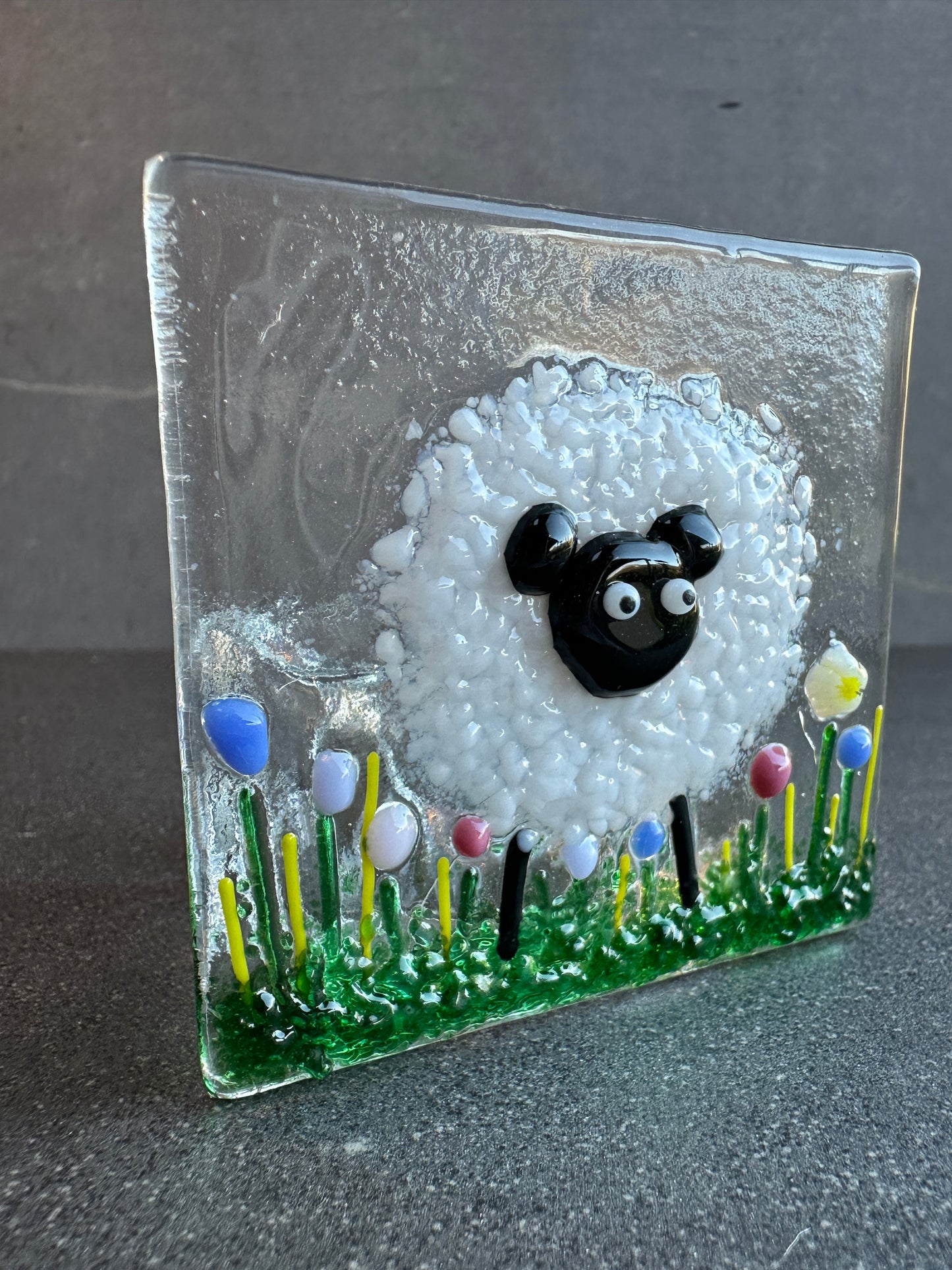 Sheep Tealight - Fused Glass Craft Kit