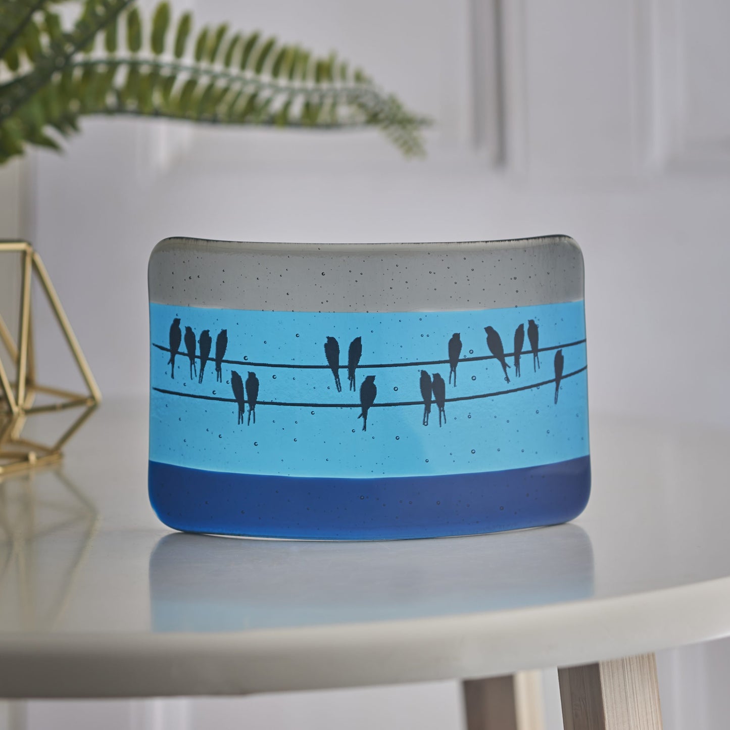 Blue Bird Glass Curve-Medium