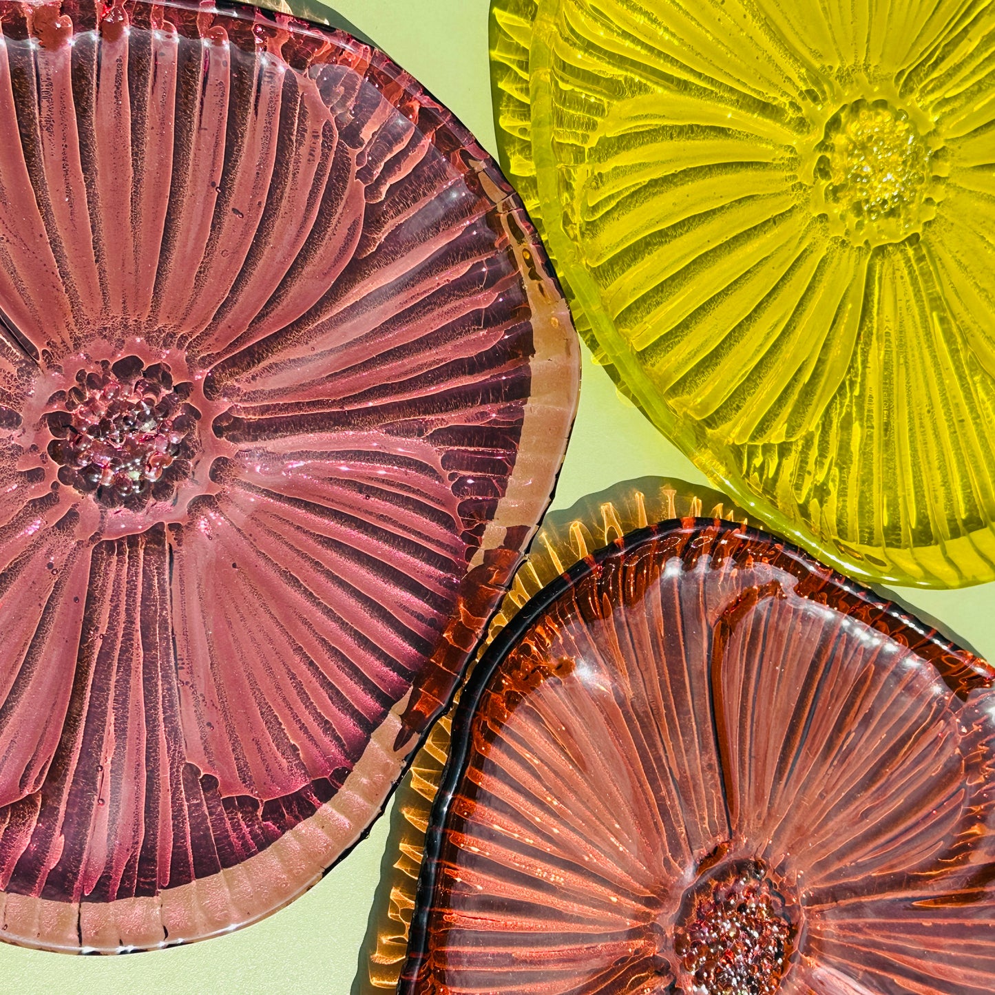PRE ORDER - Ruby Pink Fused Glass Dish