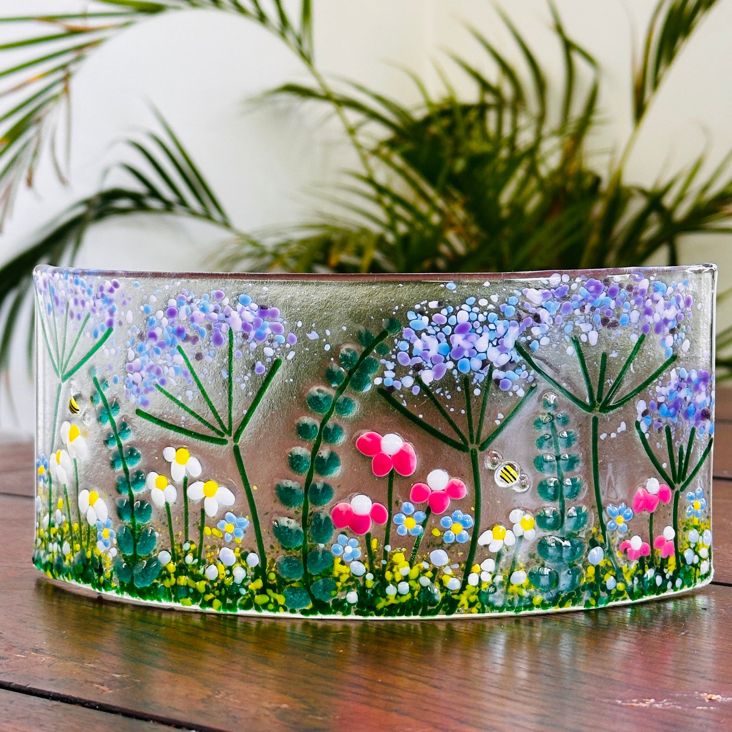 Fused glass floral curve kit
