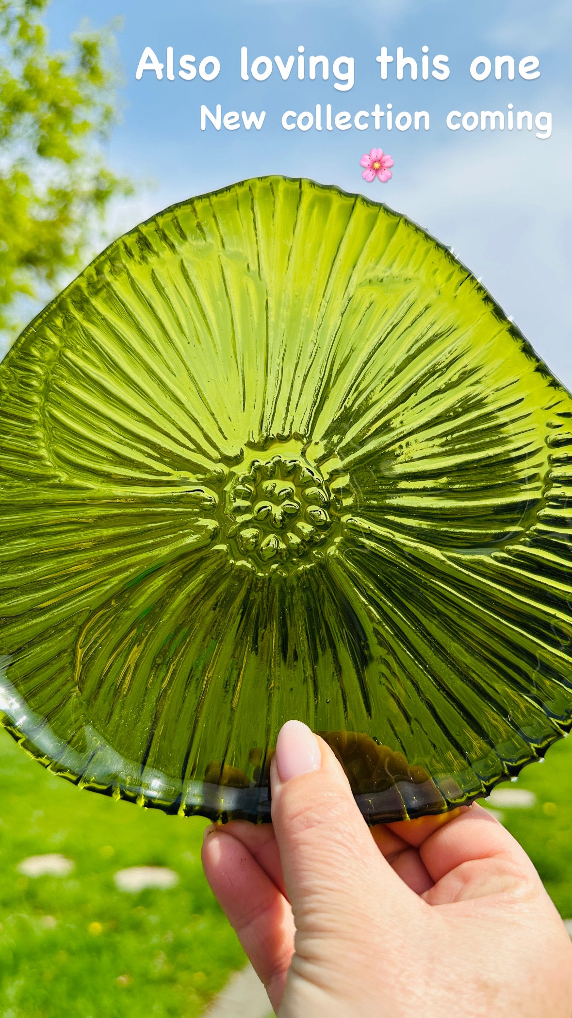 PRE ORDER - Fern Green Fused Glass Dish