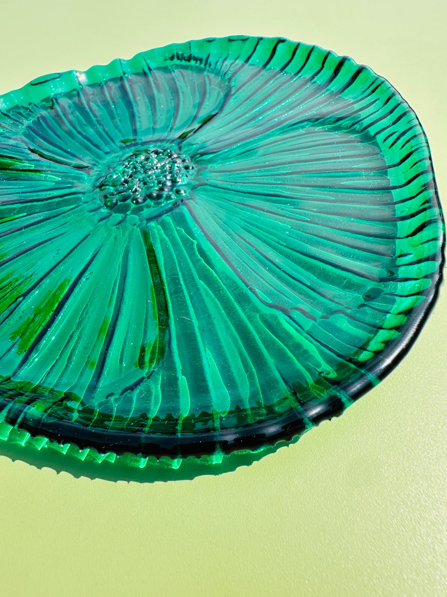 PRE ORDER - Emerald Green Fused Glass Dish