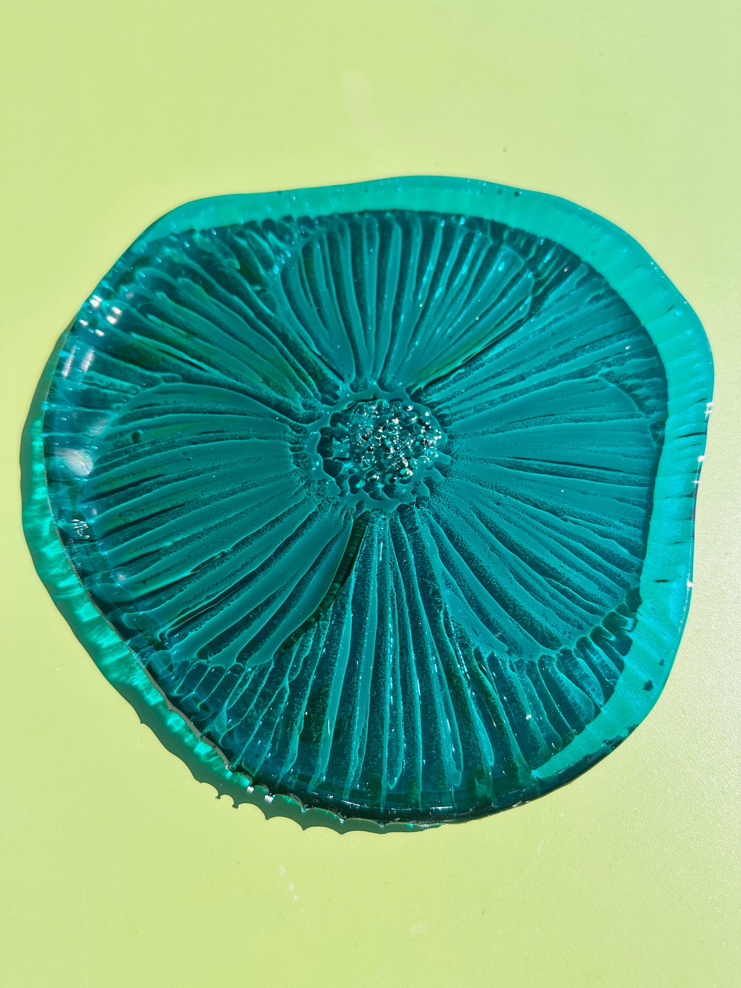 PRE ORDER - Steel blue Fused Glass Dish