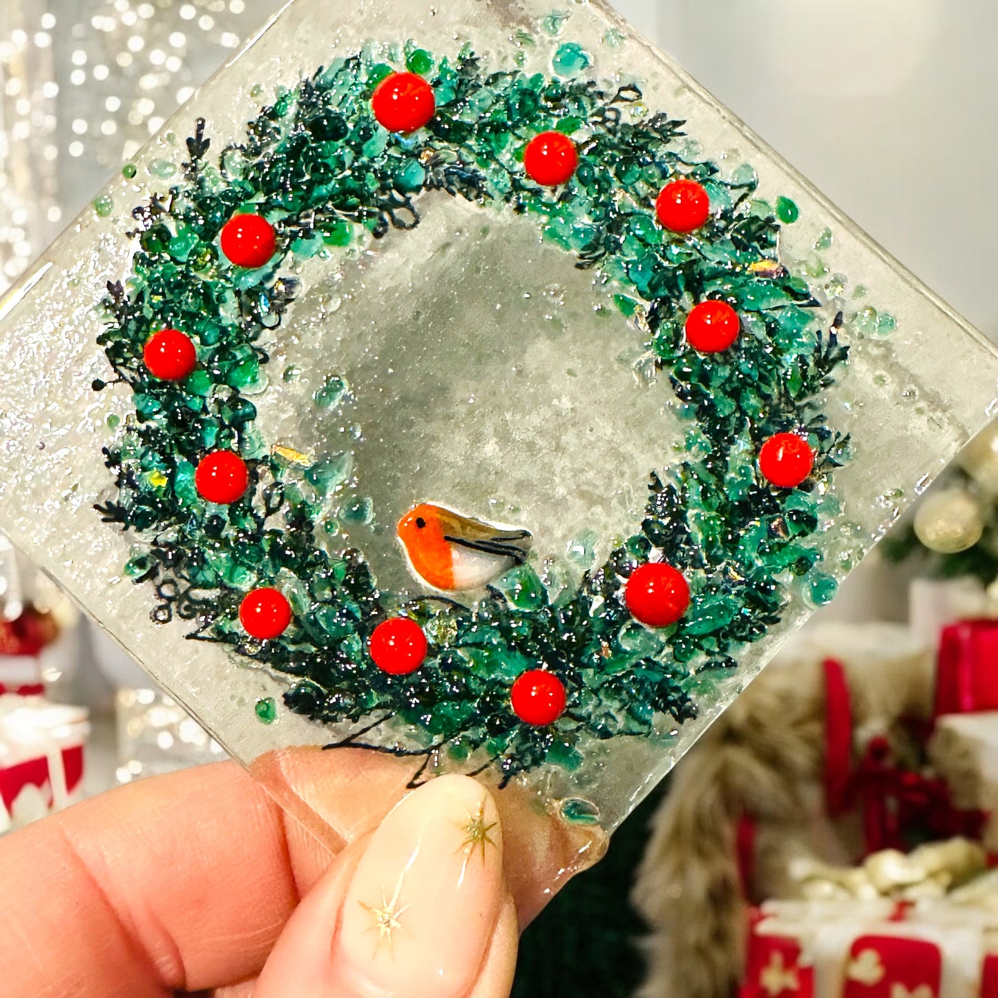 Christmas Garland Tree Decoration - Red Berry
