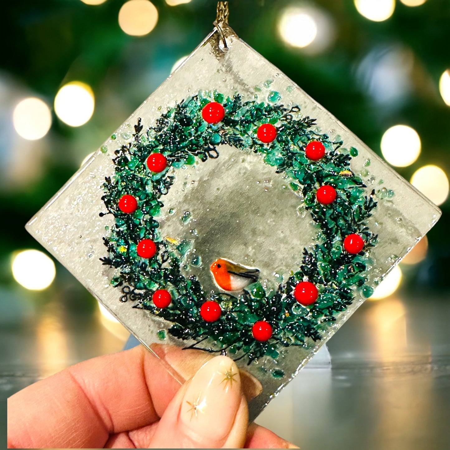 Christmas Garland Tree Decoration - Red Berry