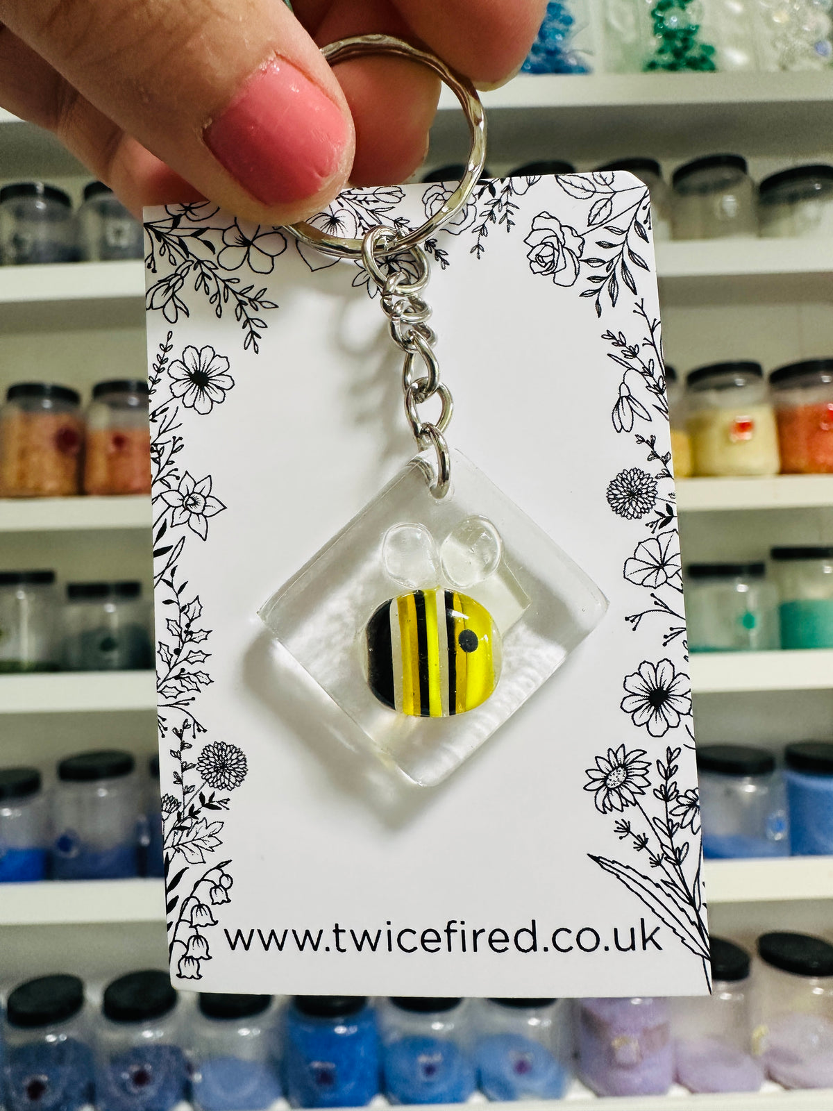SALE Bee Keyring