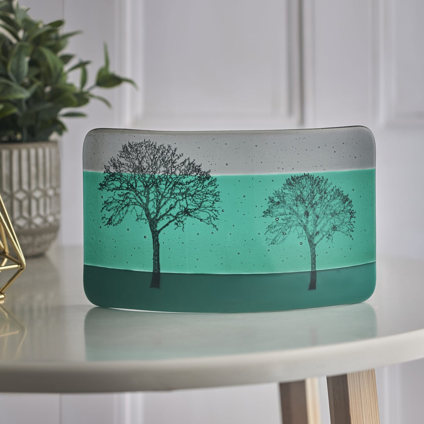 Green Tree Glass Curve-Large