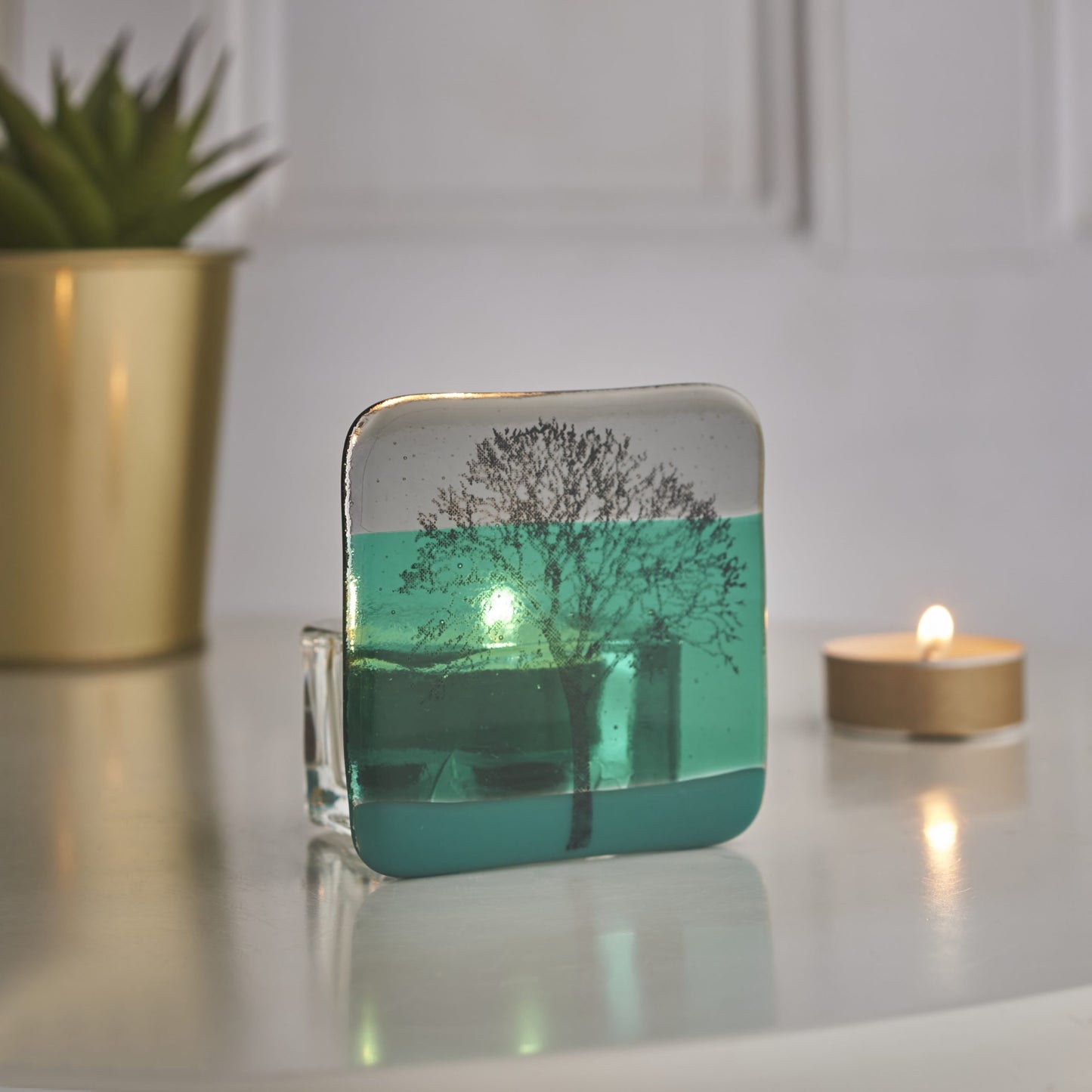Green Tree Tea Light