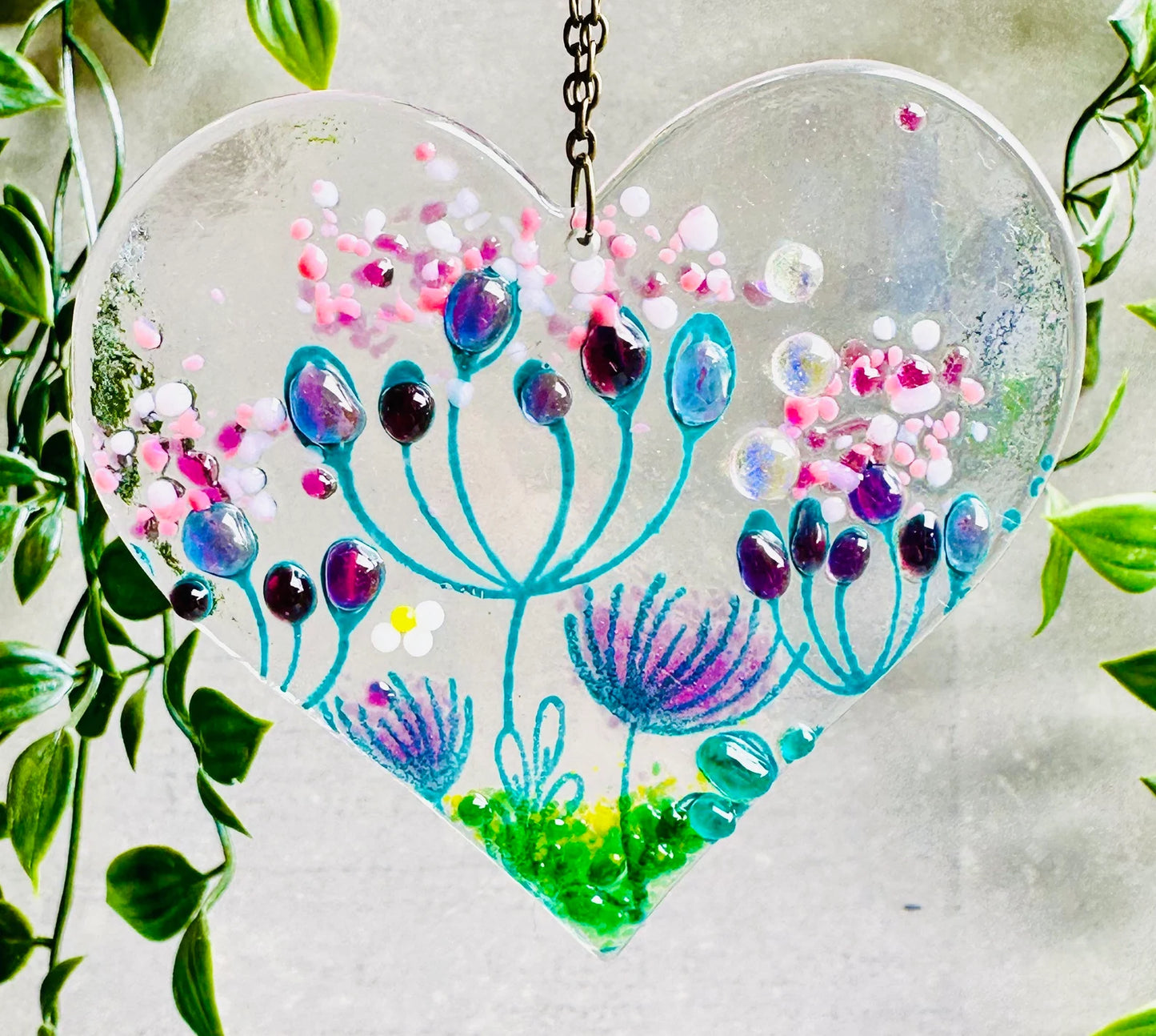 Pink Heart Hanger