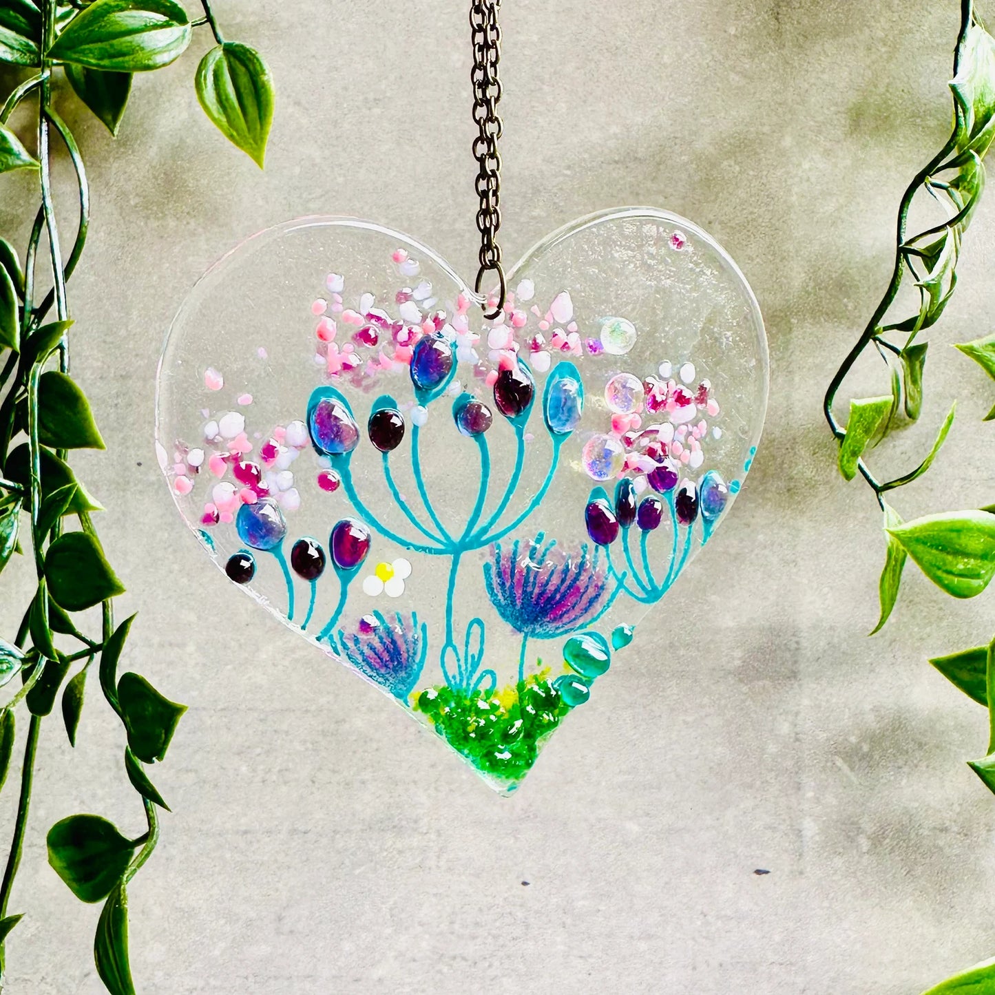 Pink Heart Hanger