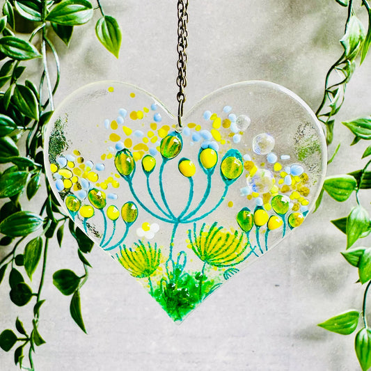 Yellow Heart Hanger