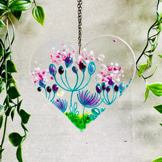 Pink Heart Hanger