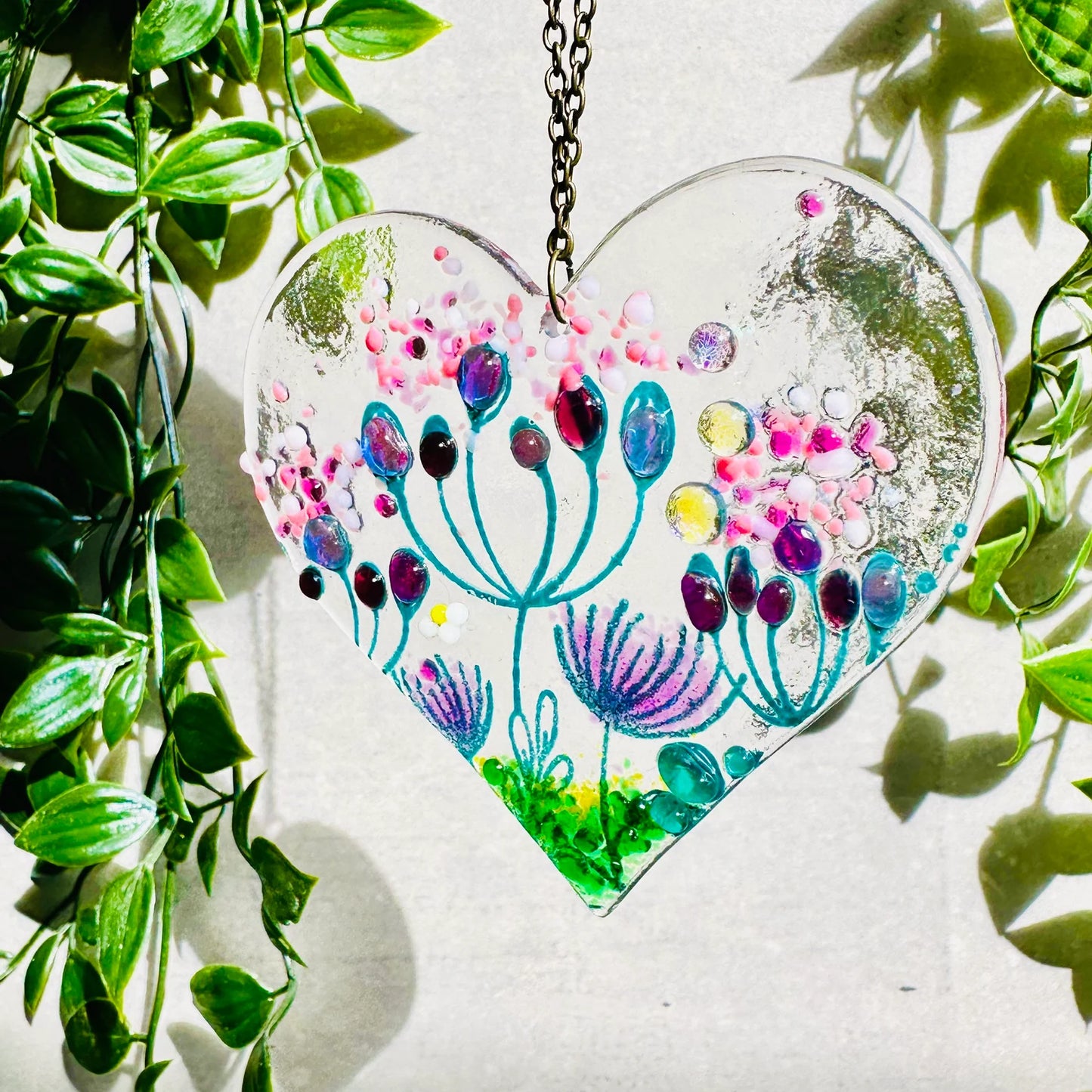 Pink Heart Hanger