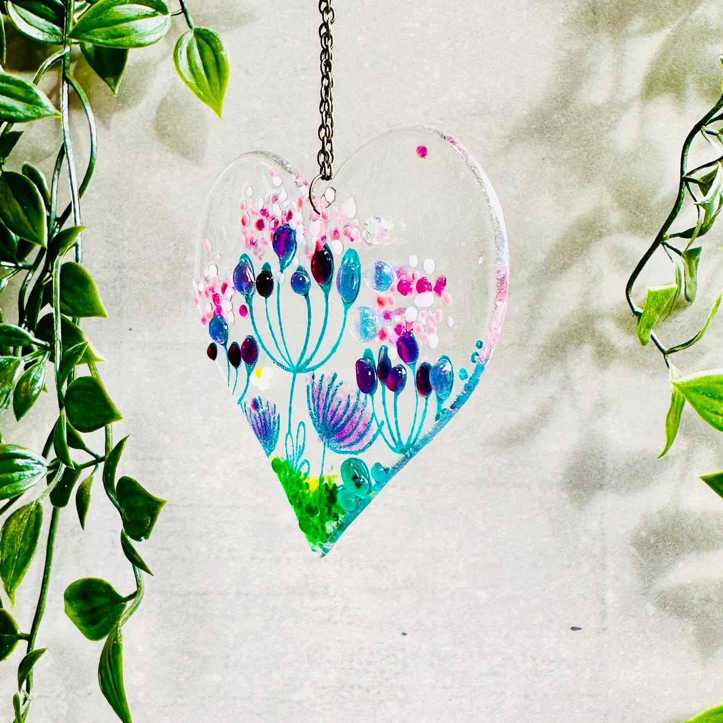 Pink Heart Hanger