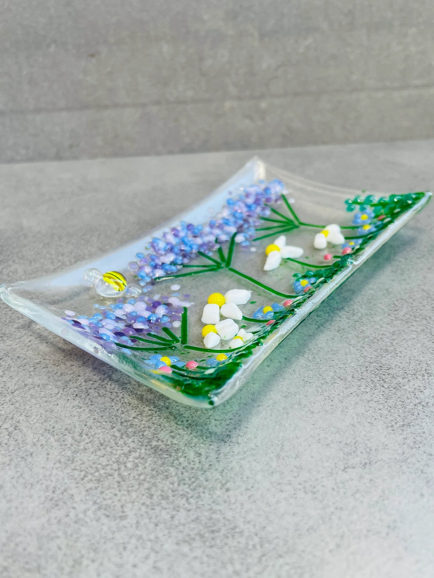 Floral Soap Dish Kit