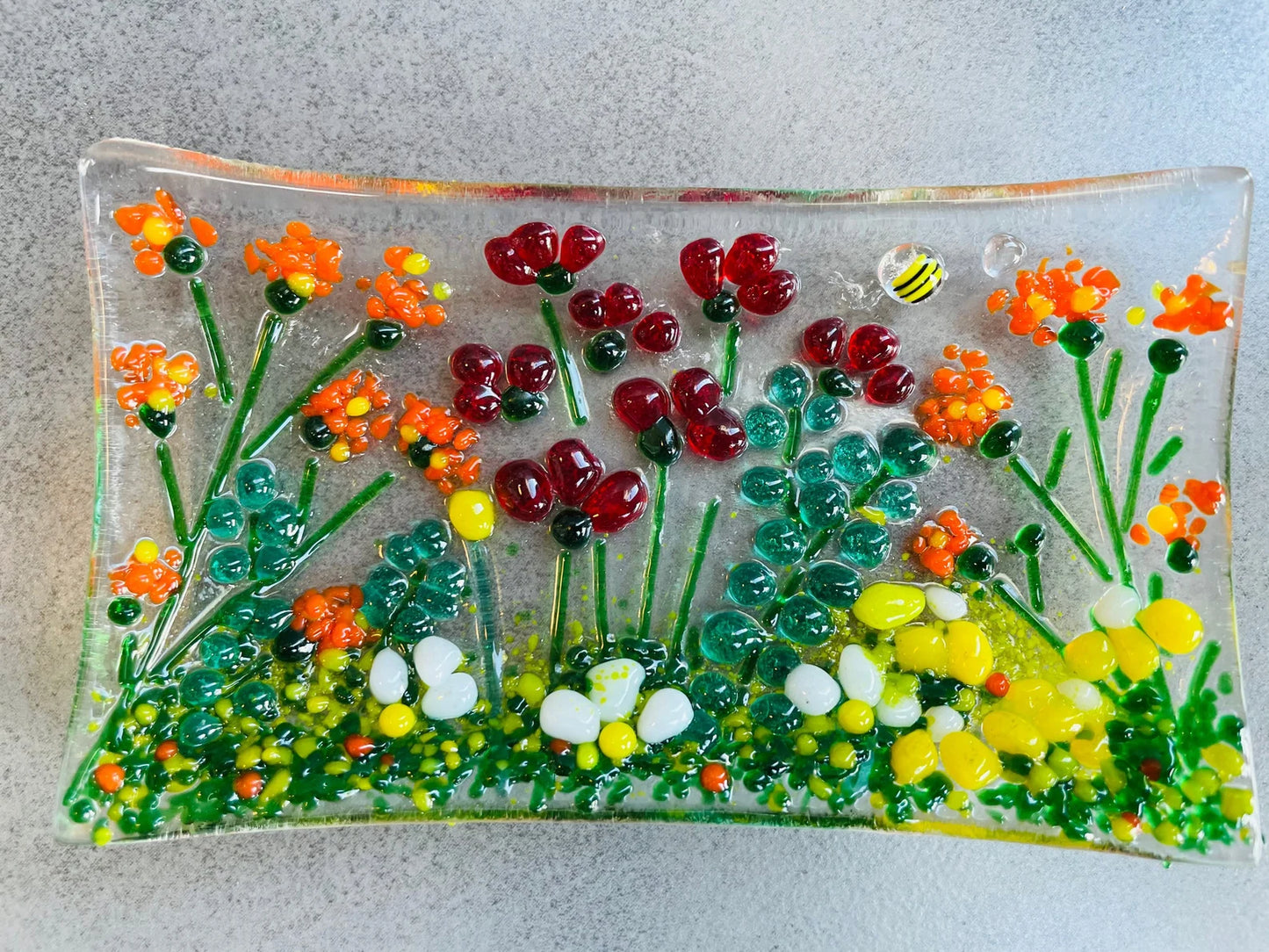 Warm Colours Flower Soap Dish Kit