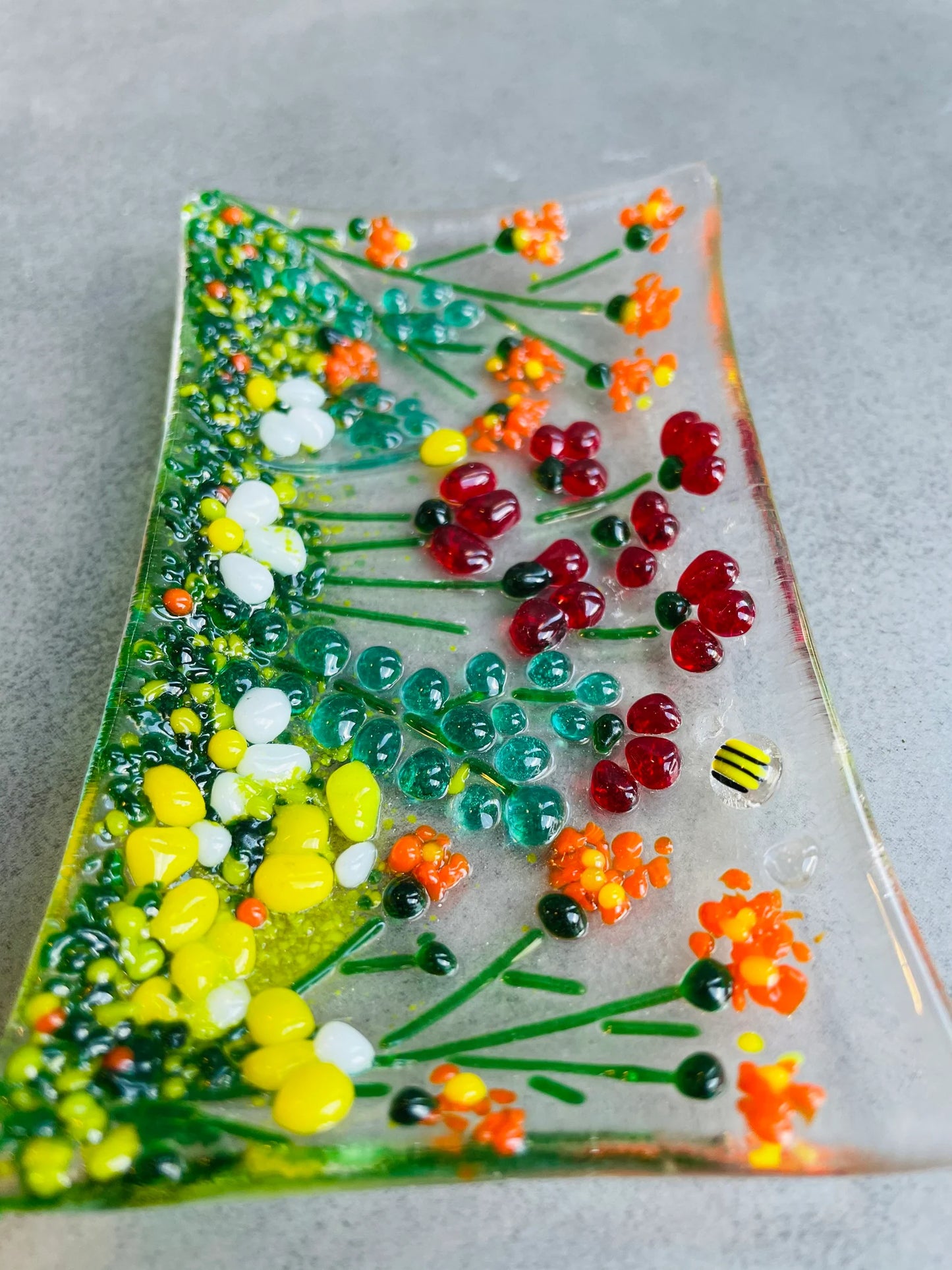 Warm Colours Flower Soap Dish Kit