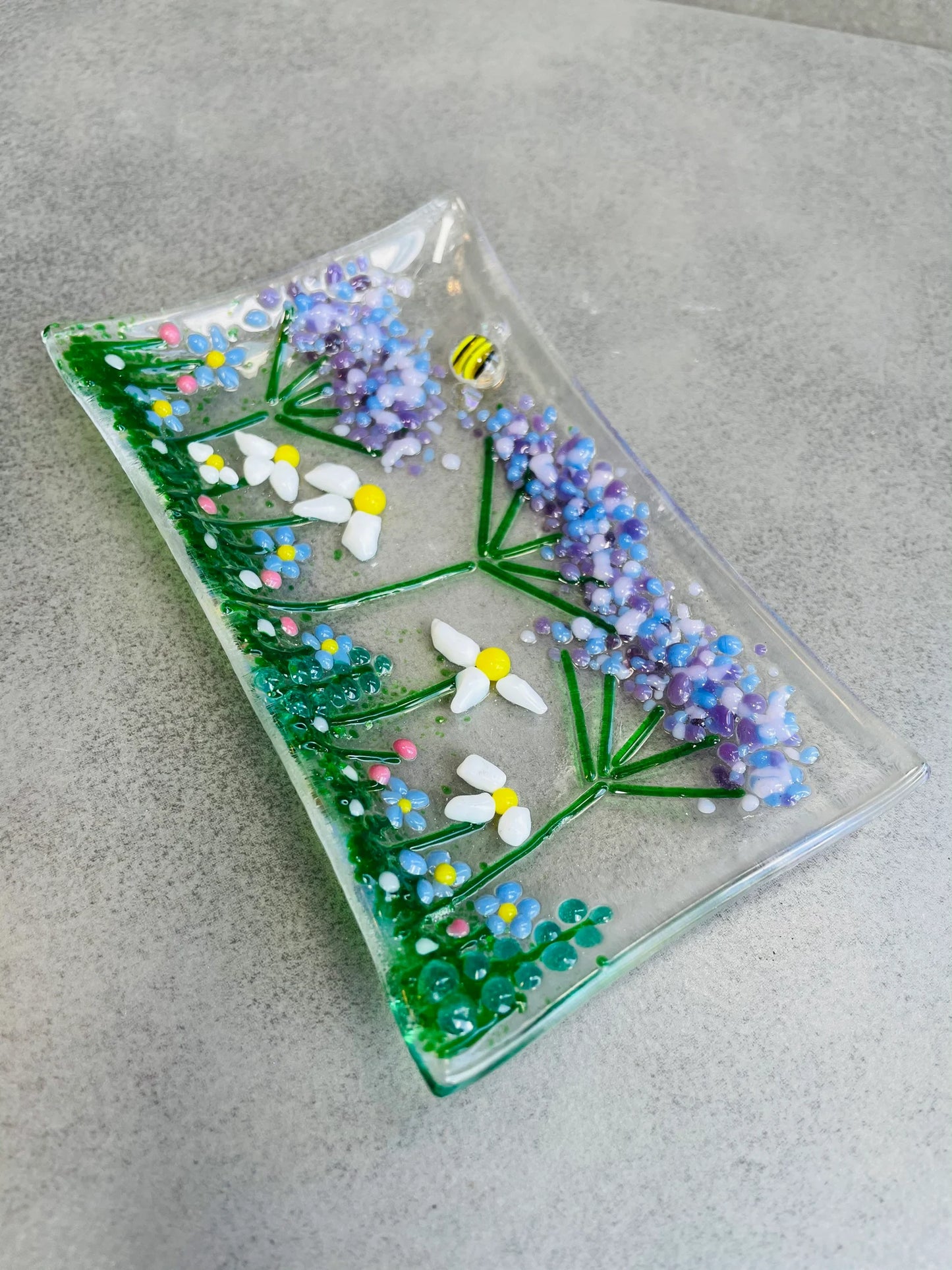 Floral Soap Dish Kit