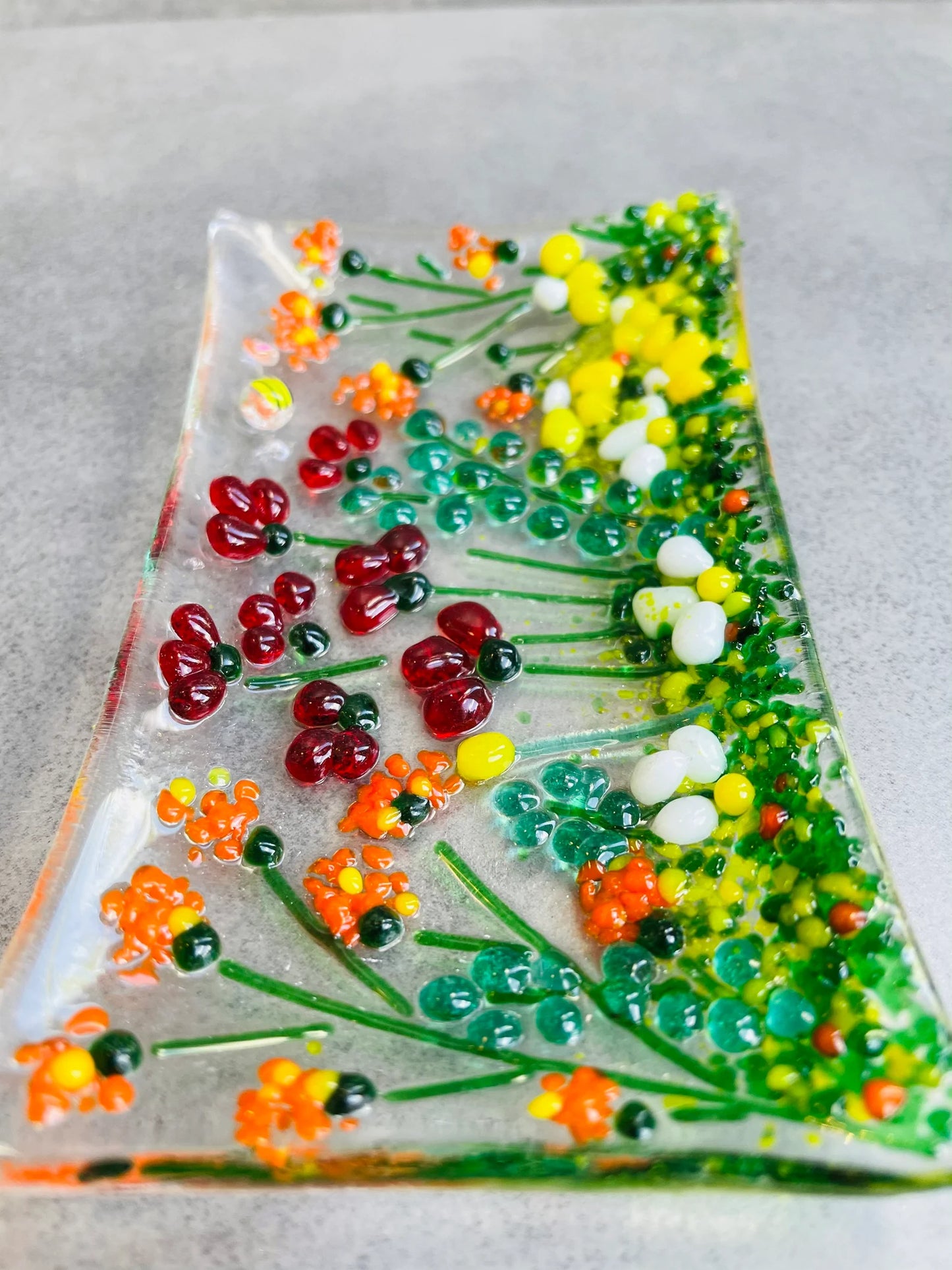 Warm Colours Flower Soap Dish Kit