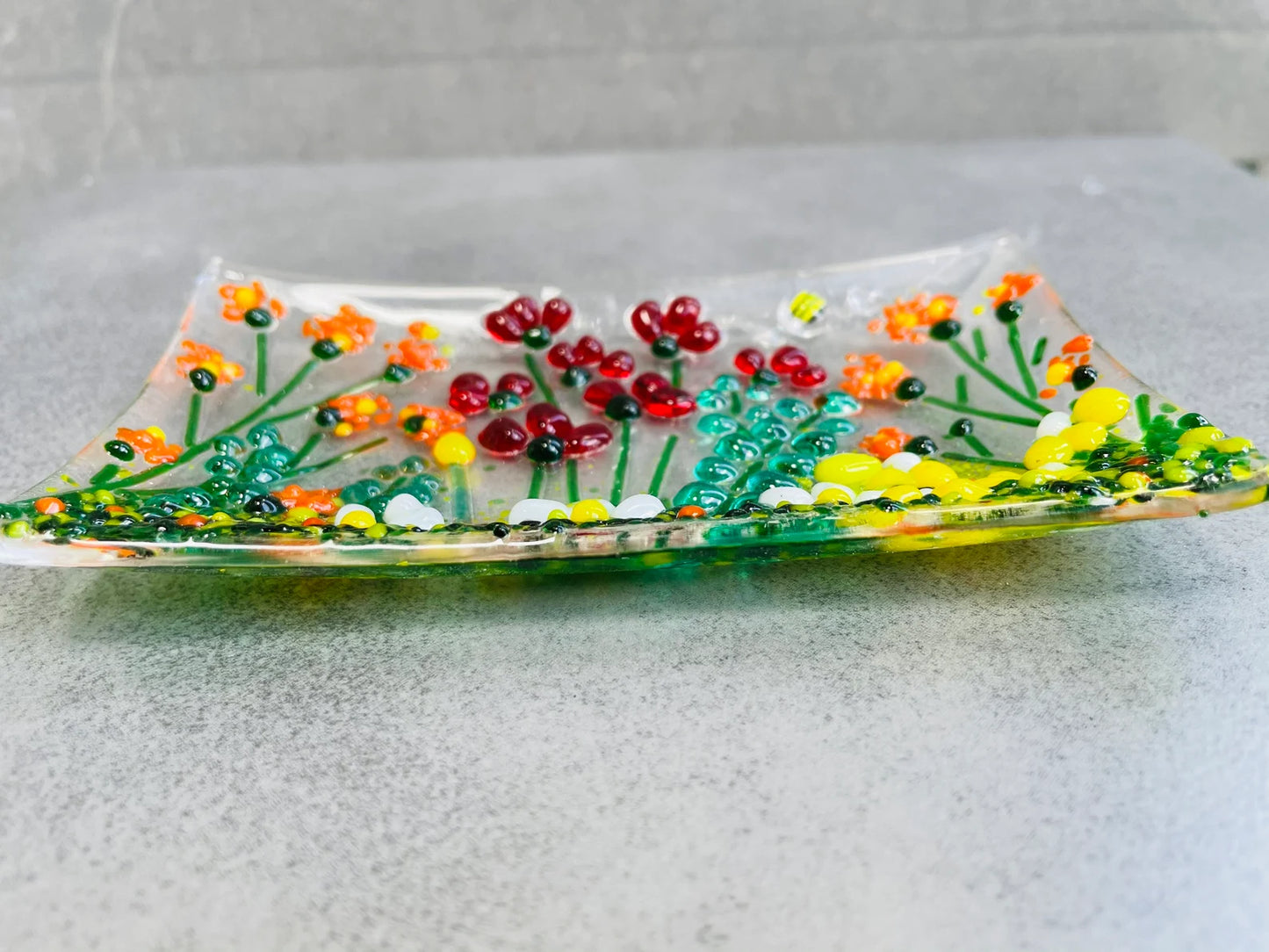 Warm Colours Flower Soap Dish Kit