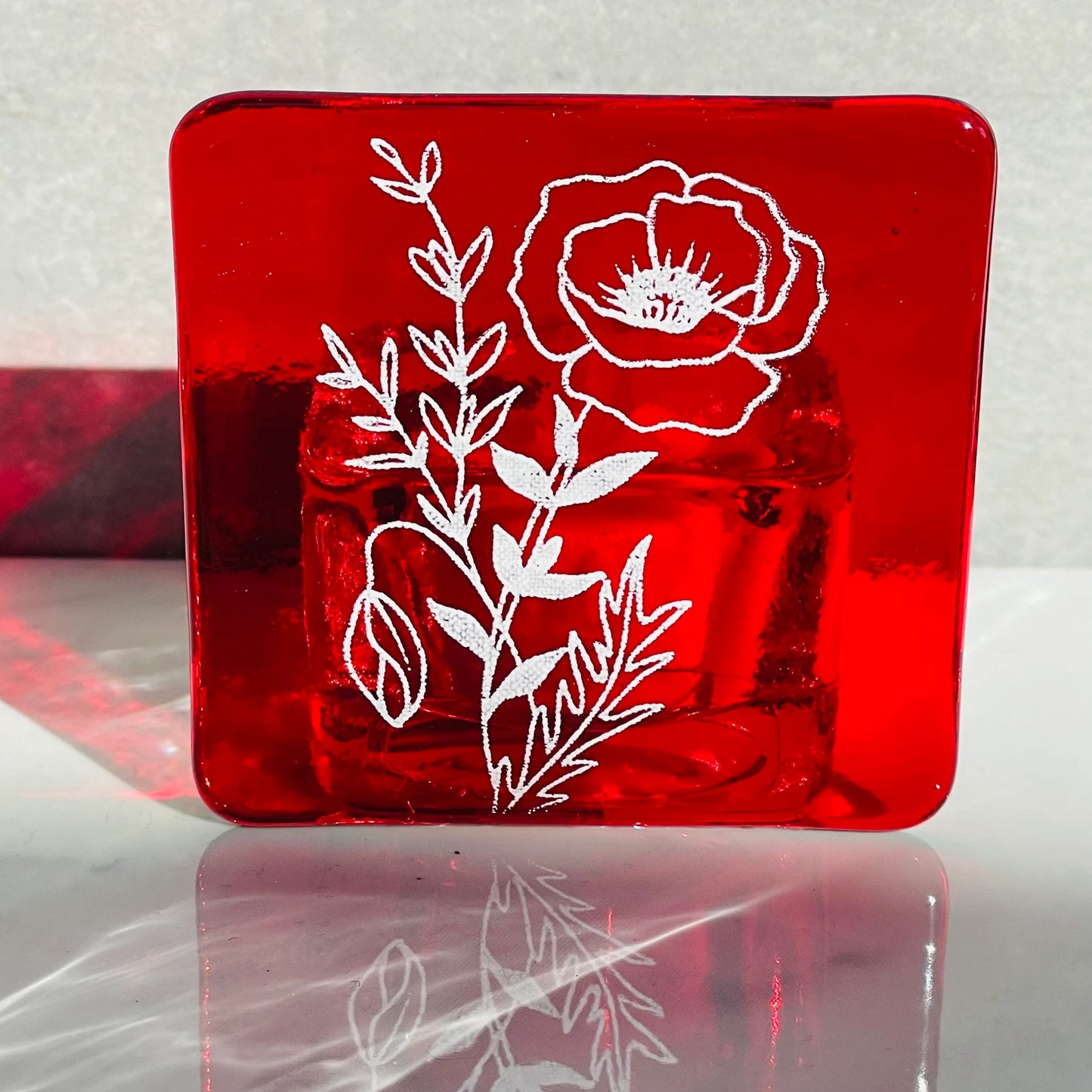 August Poppy - Tea Light