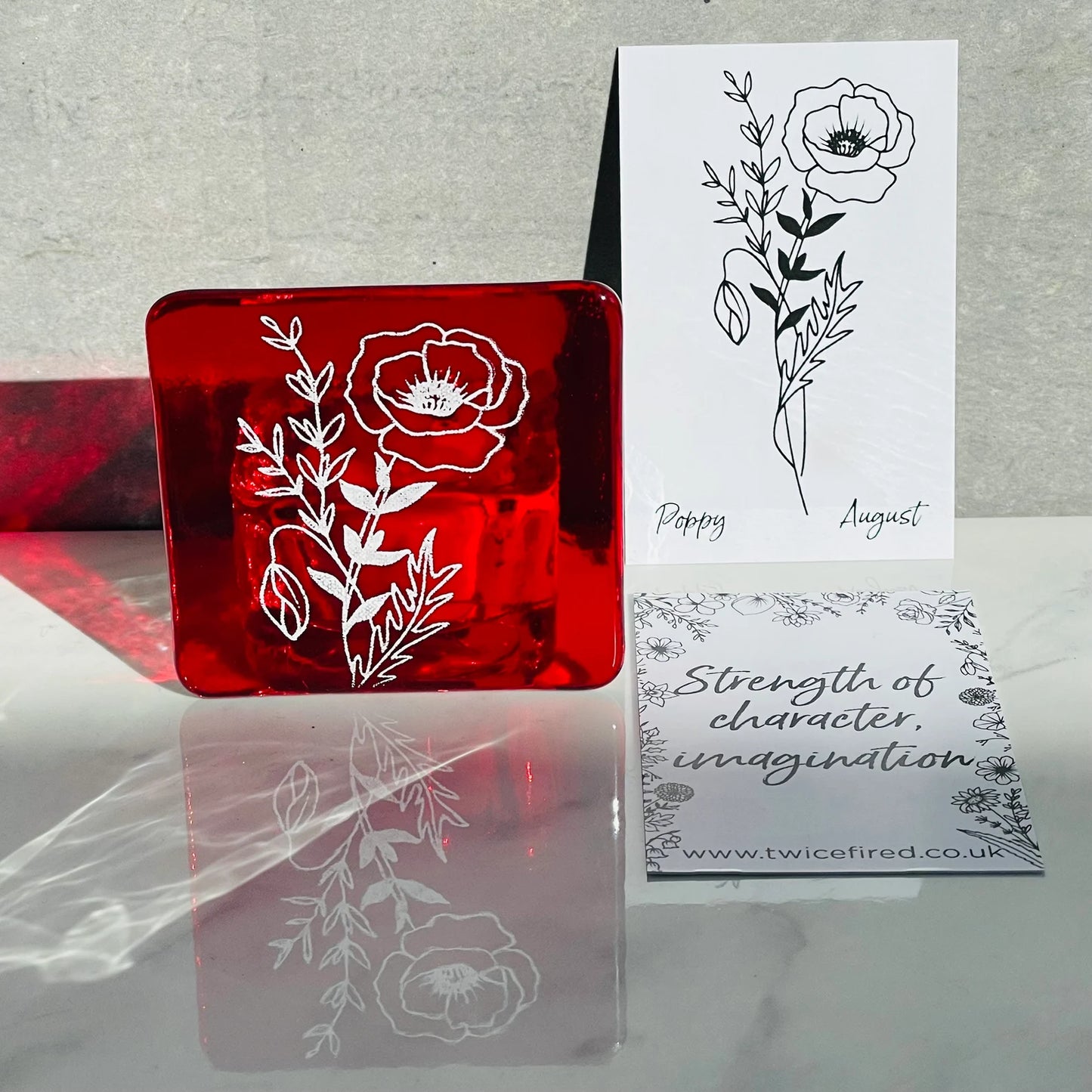 August Poppy - Tea Light
