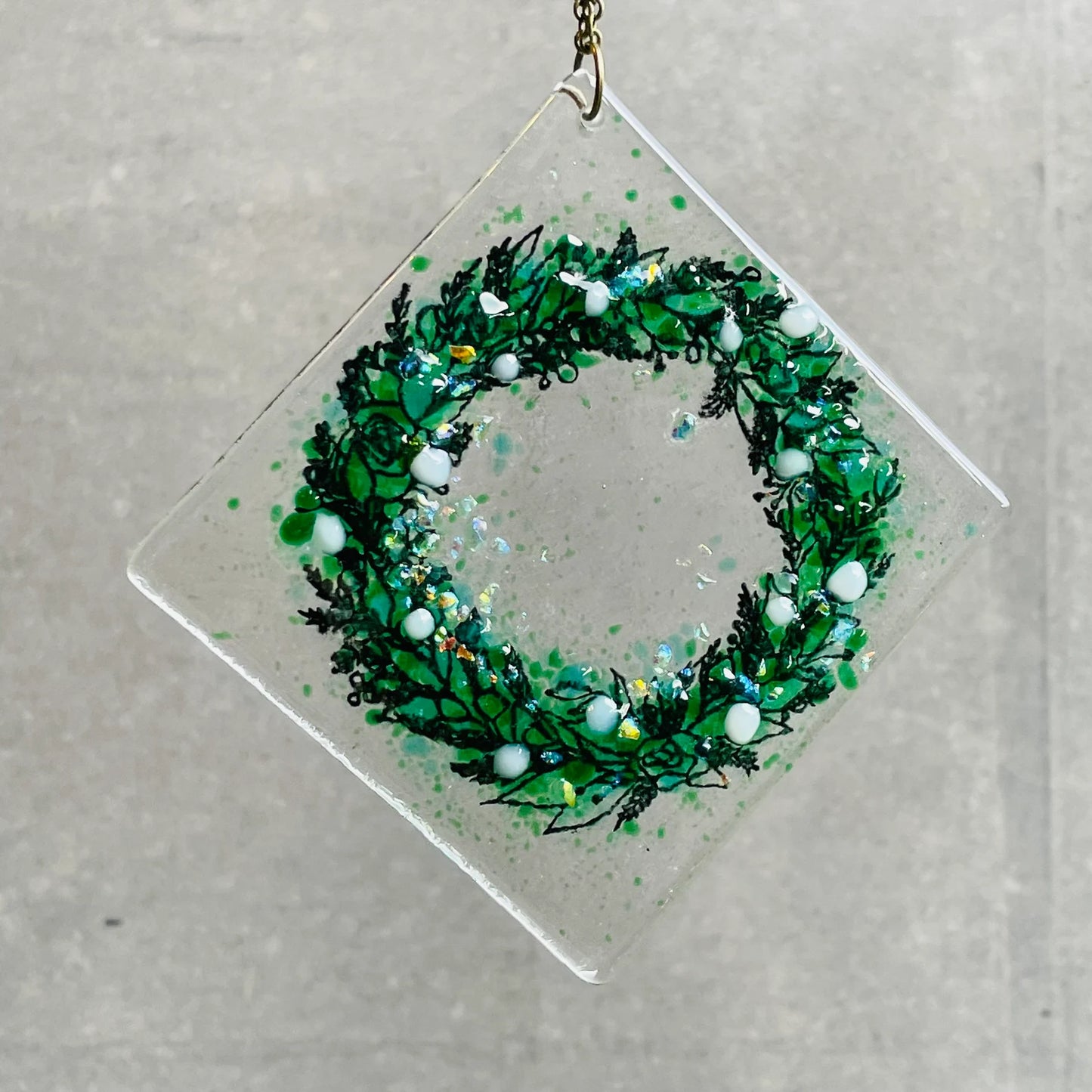 Christmas Garland Tree Decoration - White Berry
