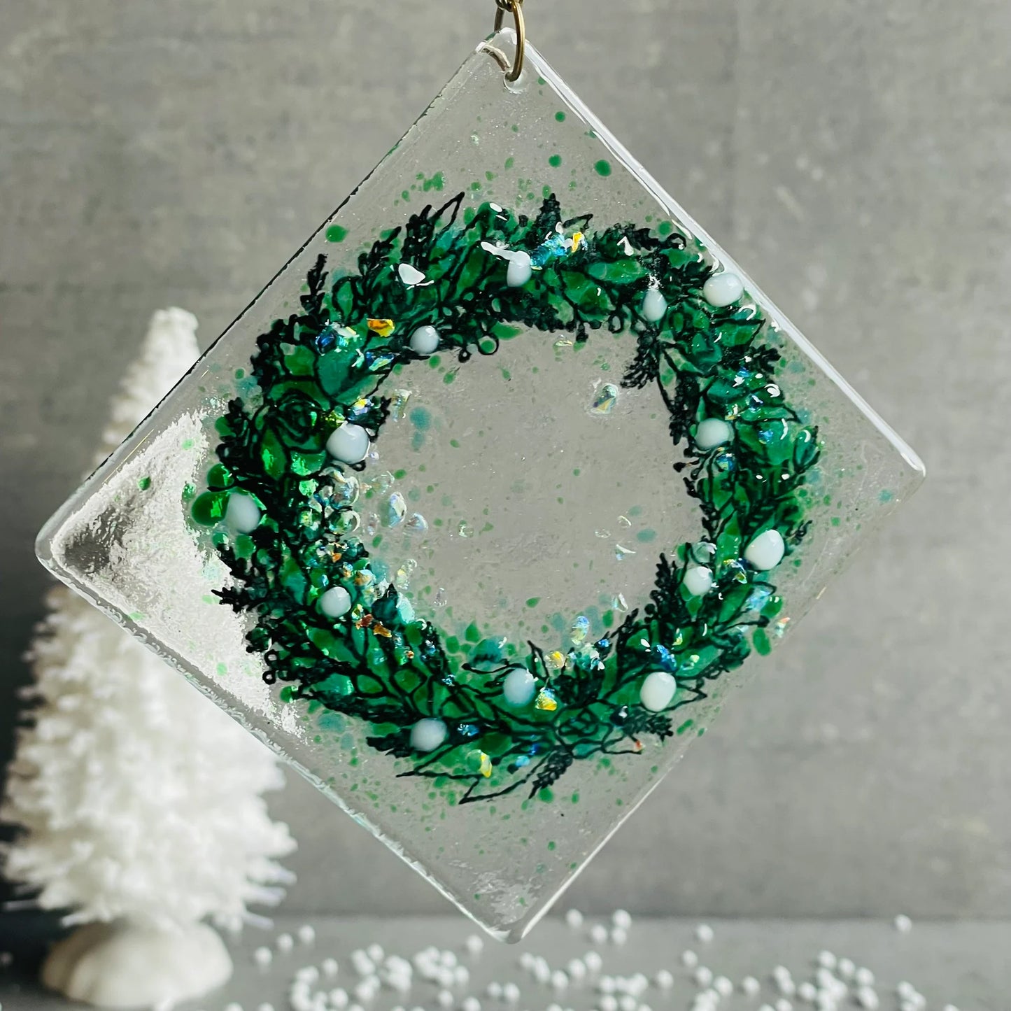 Christmas Garland Tree Decoration - White Berry