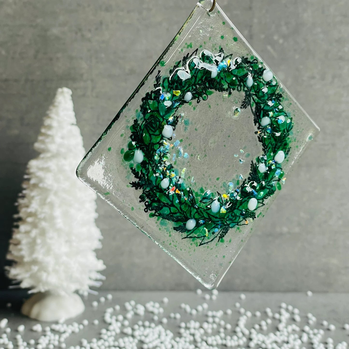 Christmas Garland Tree Decoration - White Berry