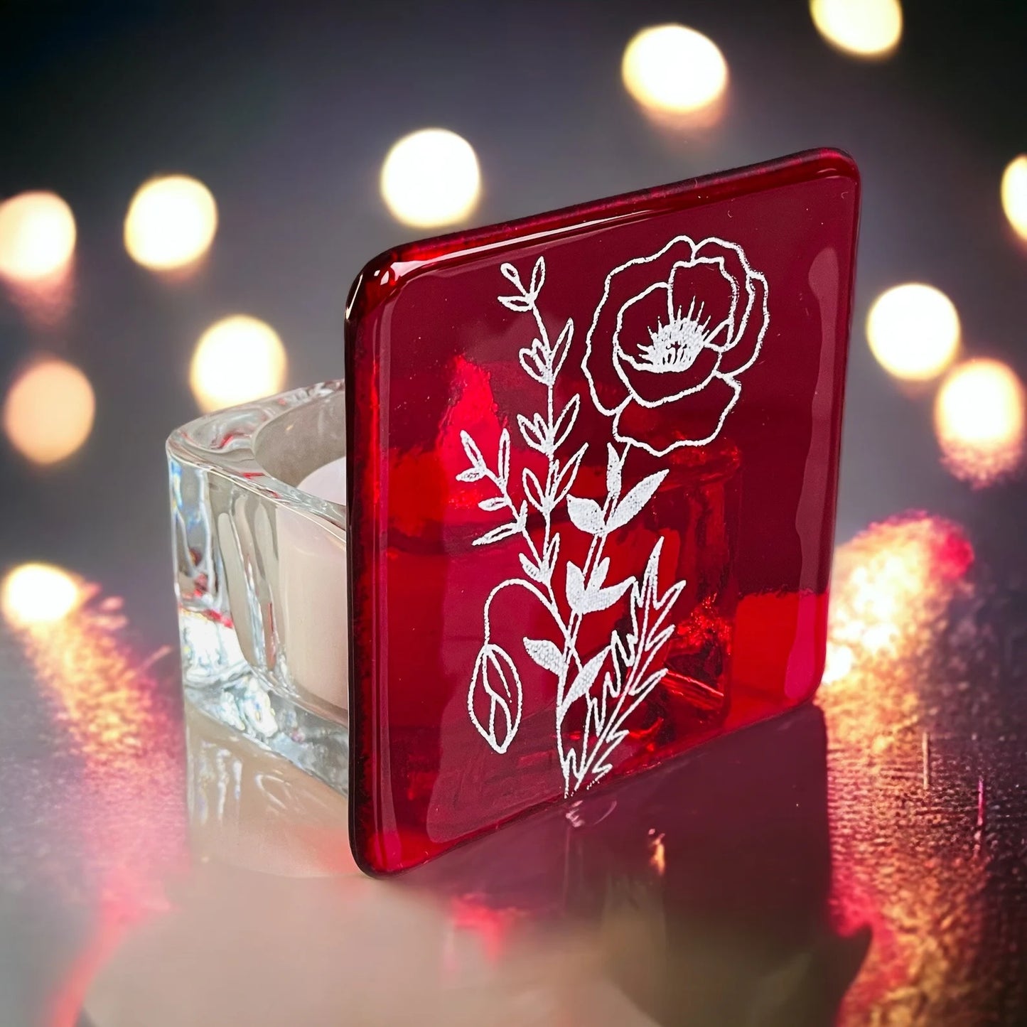 August Poppy - Tea Light