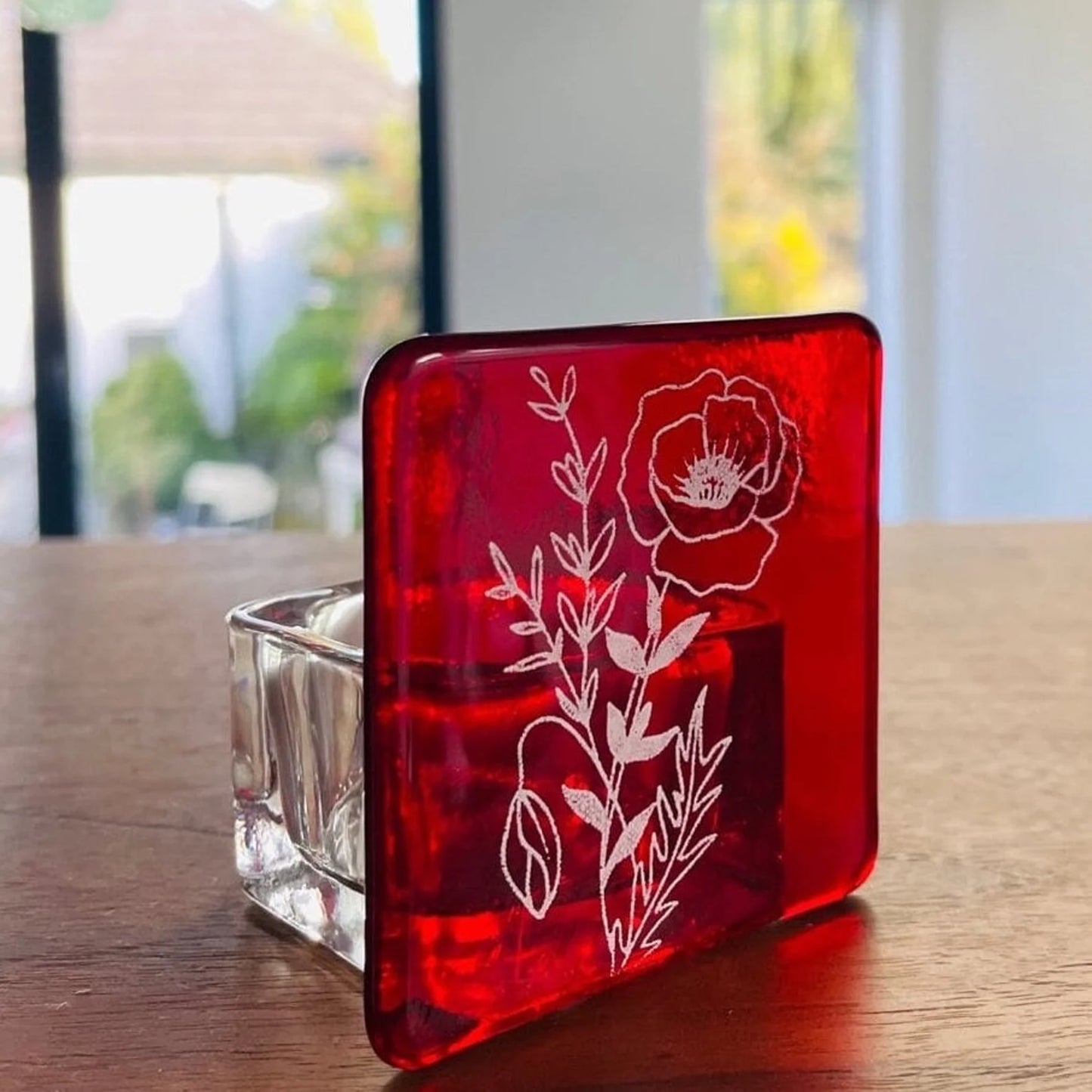 August Poppy - Tea Light