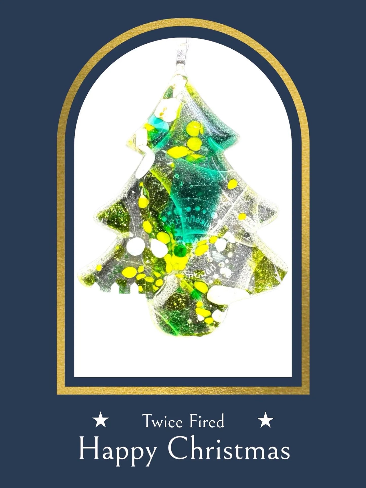 Christmas Tree - Recycled Fused Glass