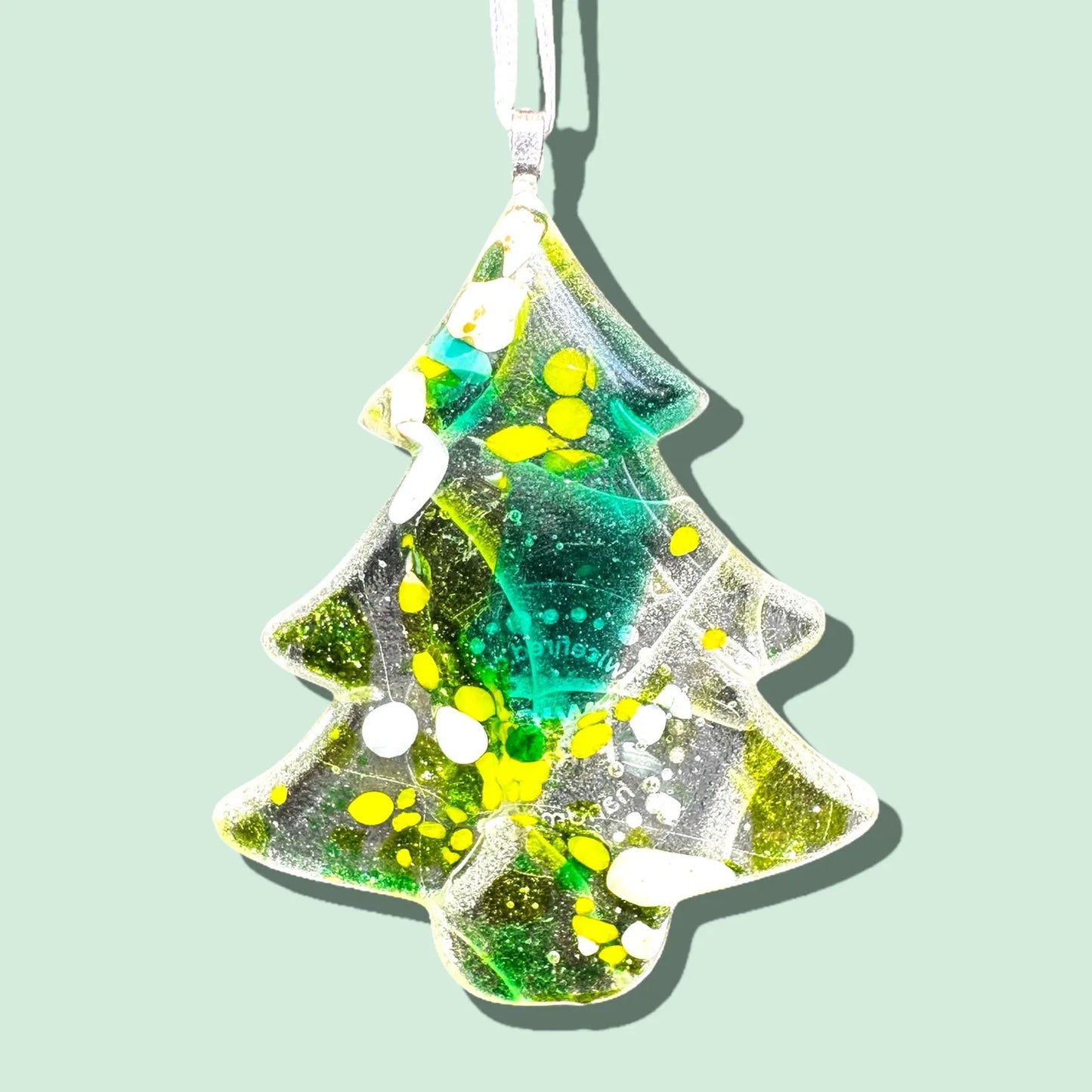 Christmas Tree - Recycled Fused Glass