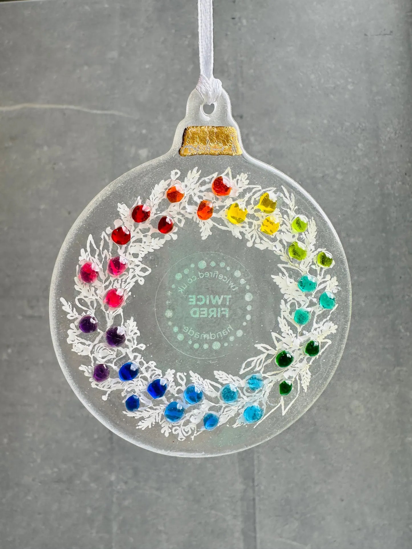 Christmas Wreath - Clear